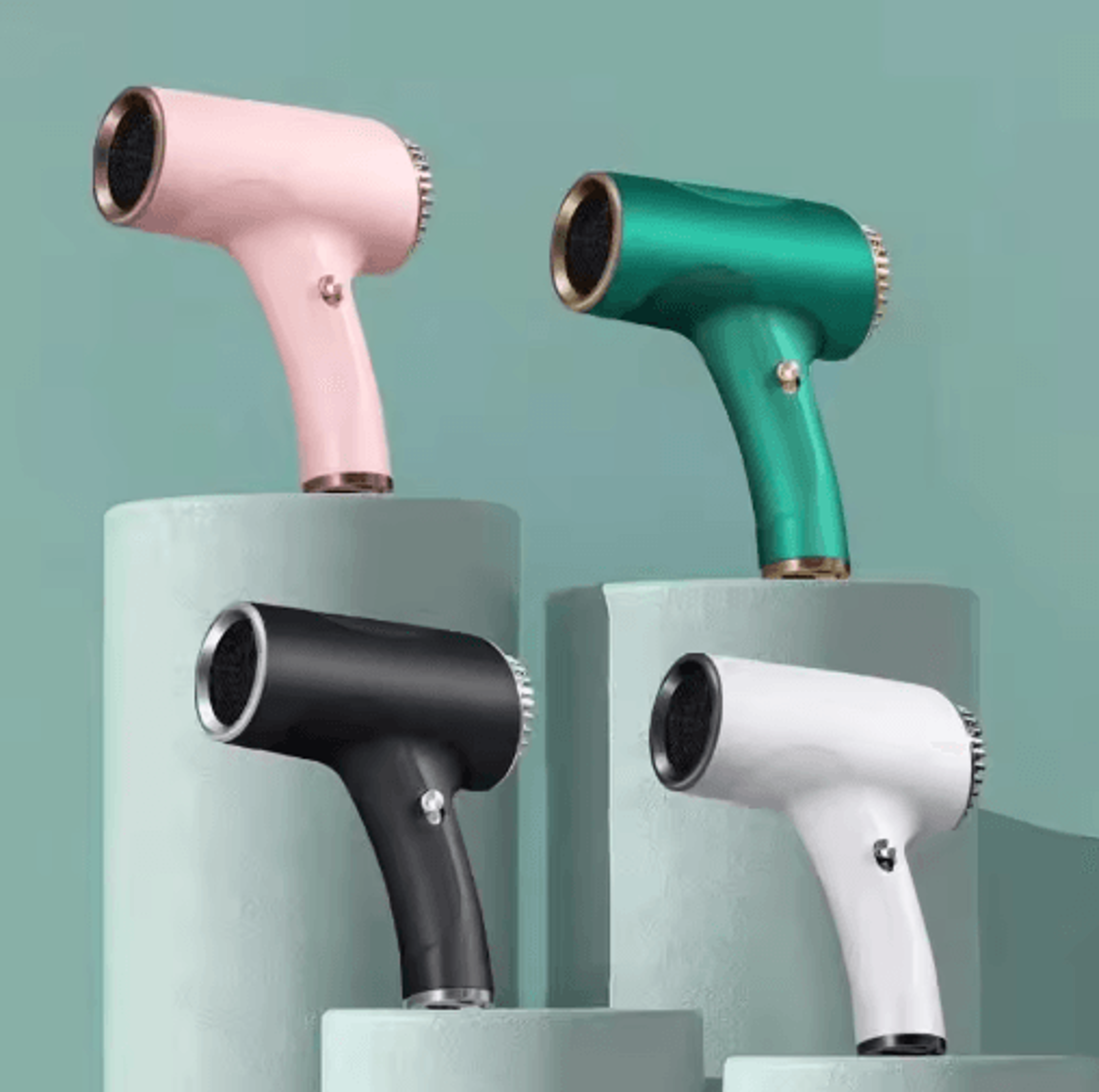 wireless portable hair dryer – mini negative ion travel hair dryer with fast drying