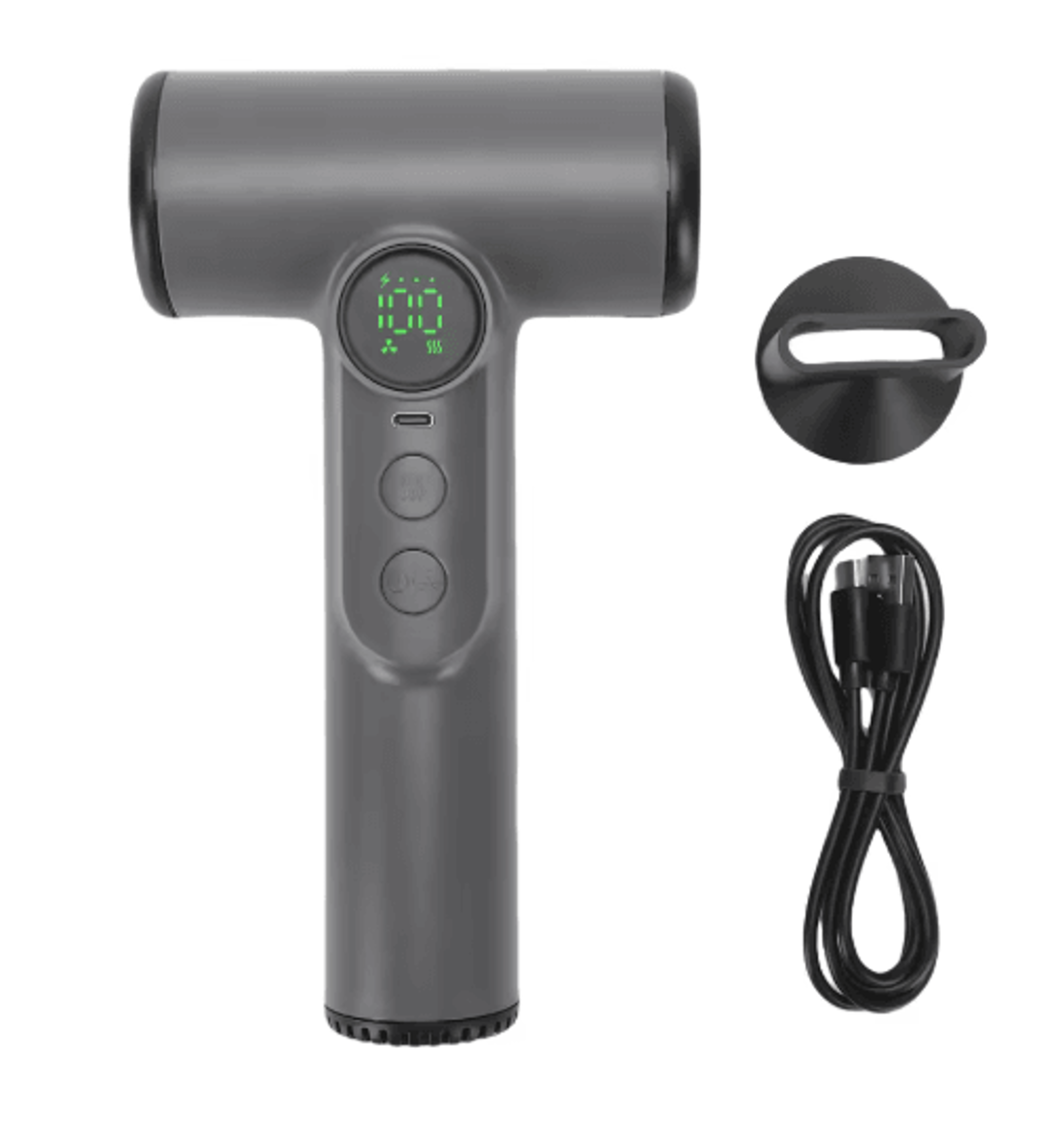 cordless usb rechargeable hair dryer – portable hot & cold wind travel blow dryer