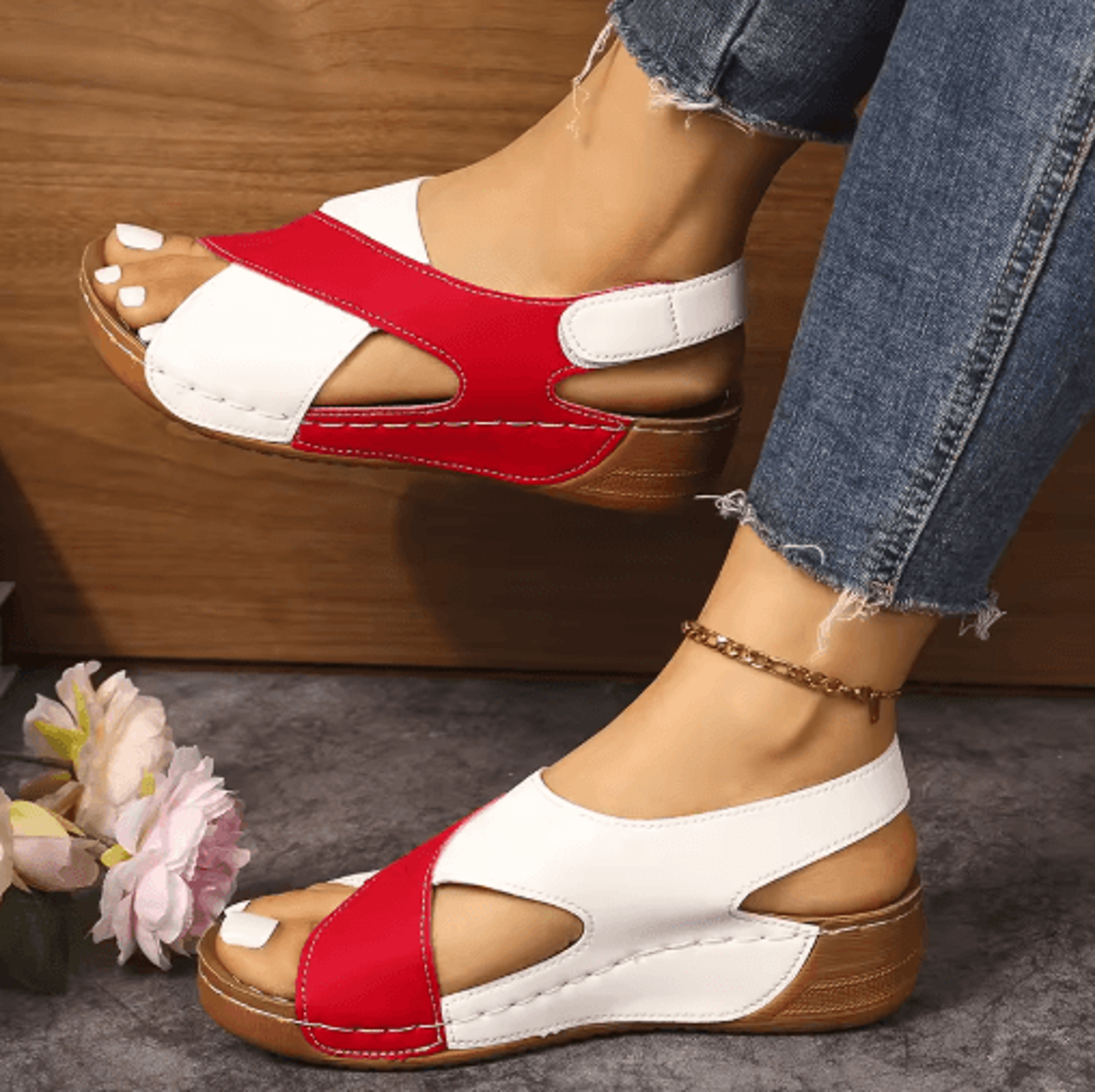 women's wedge sandals – comfortable summer walking shoes for everyday wear