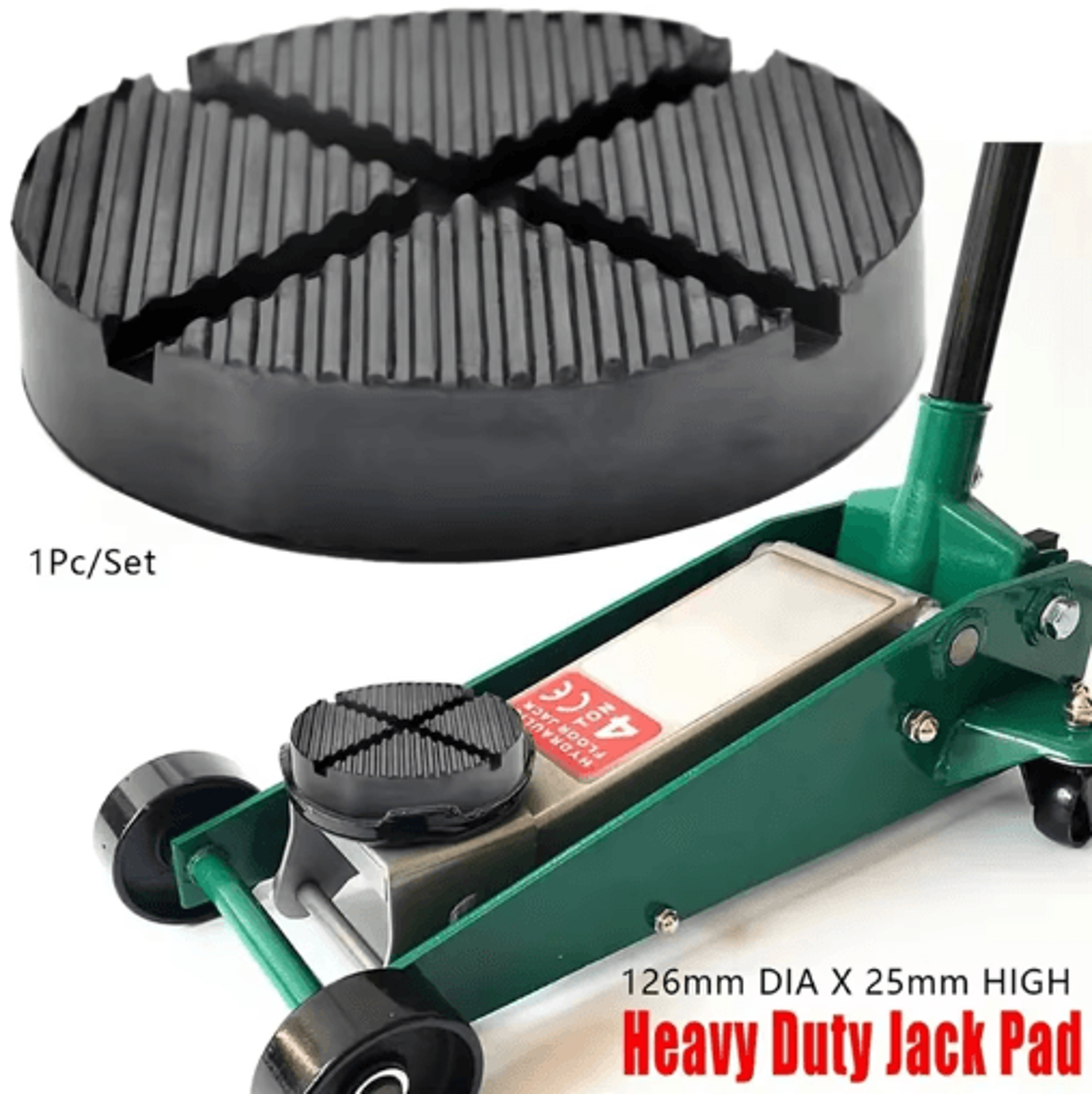 rubber car jack pad – pinch weld frame protector for floor jacks