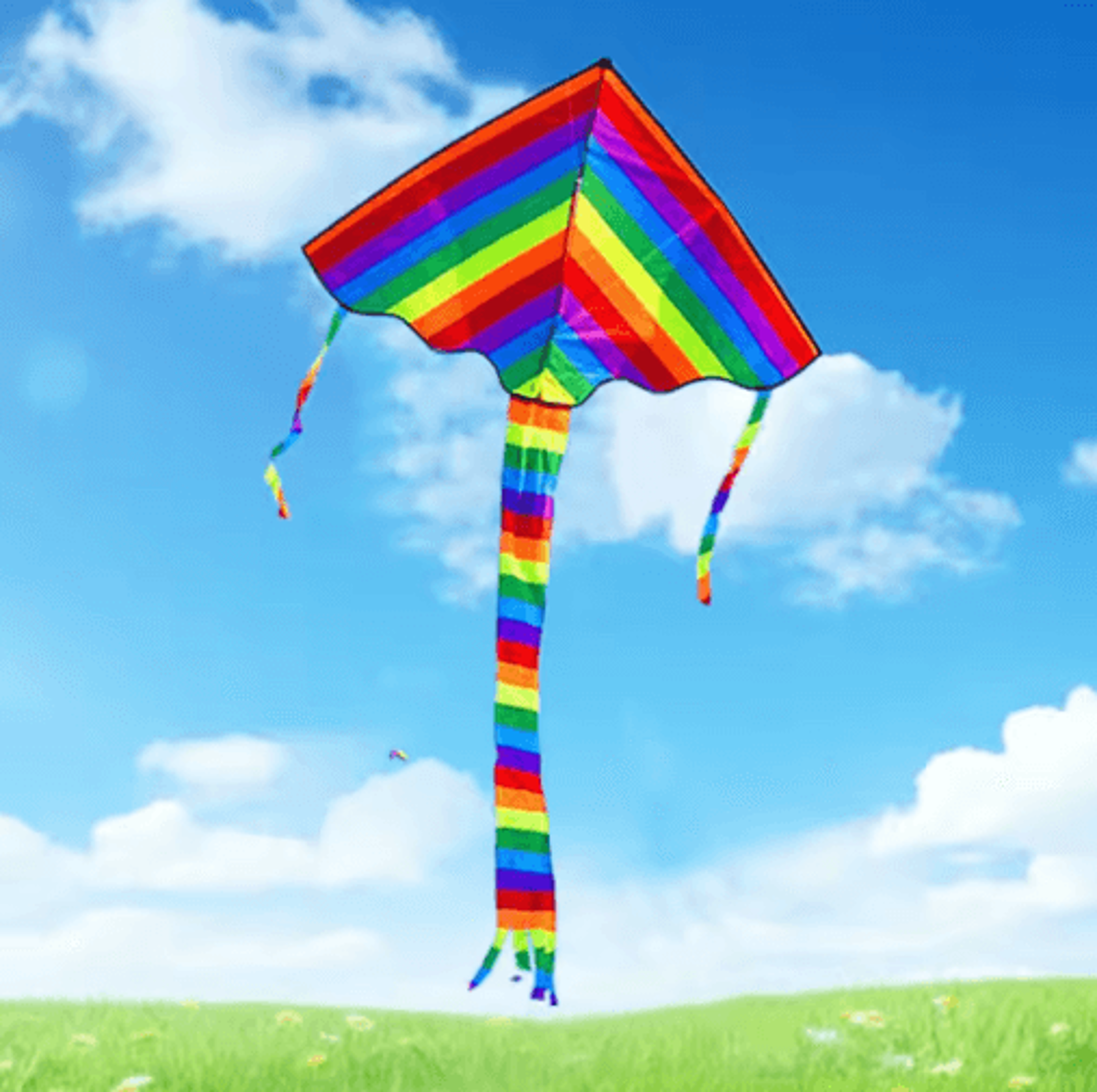 professional delta rainbow kite – outdoor beach flying kite for adults & families