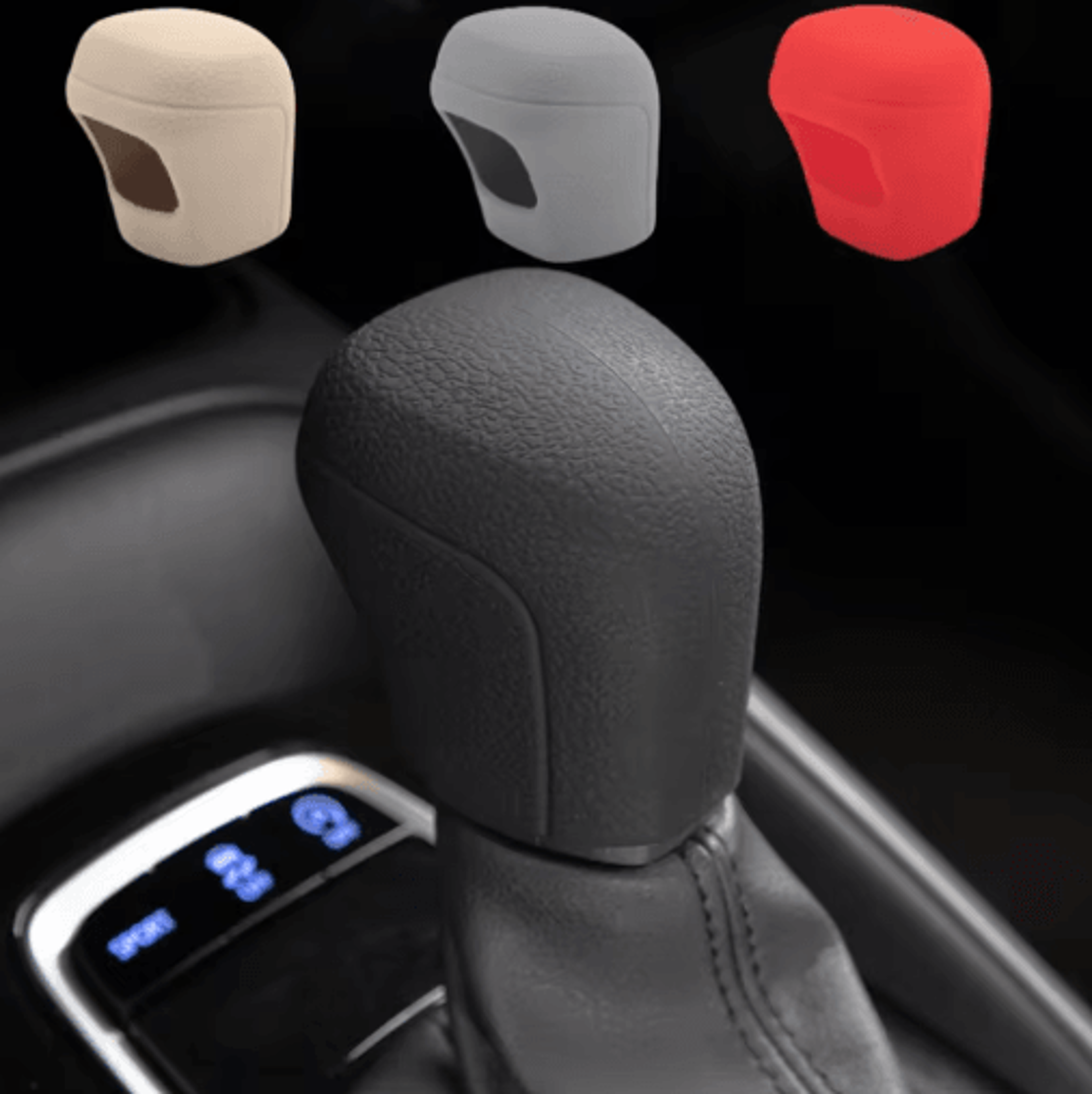 silicone car shift knob cover – anti-slip gear shift knob protector for toyota