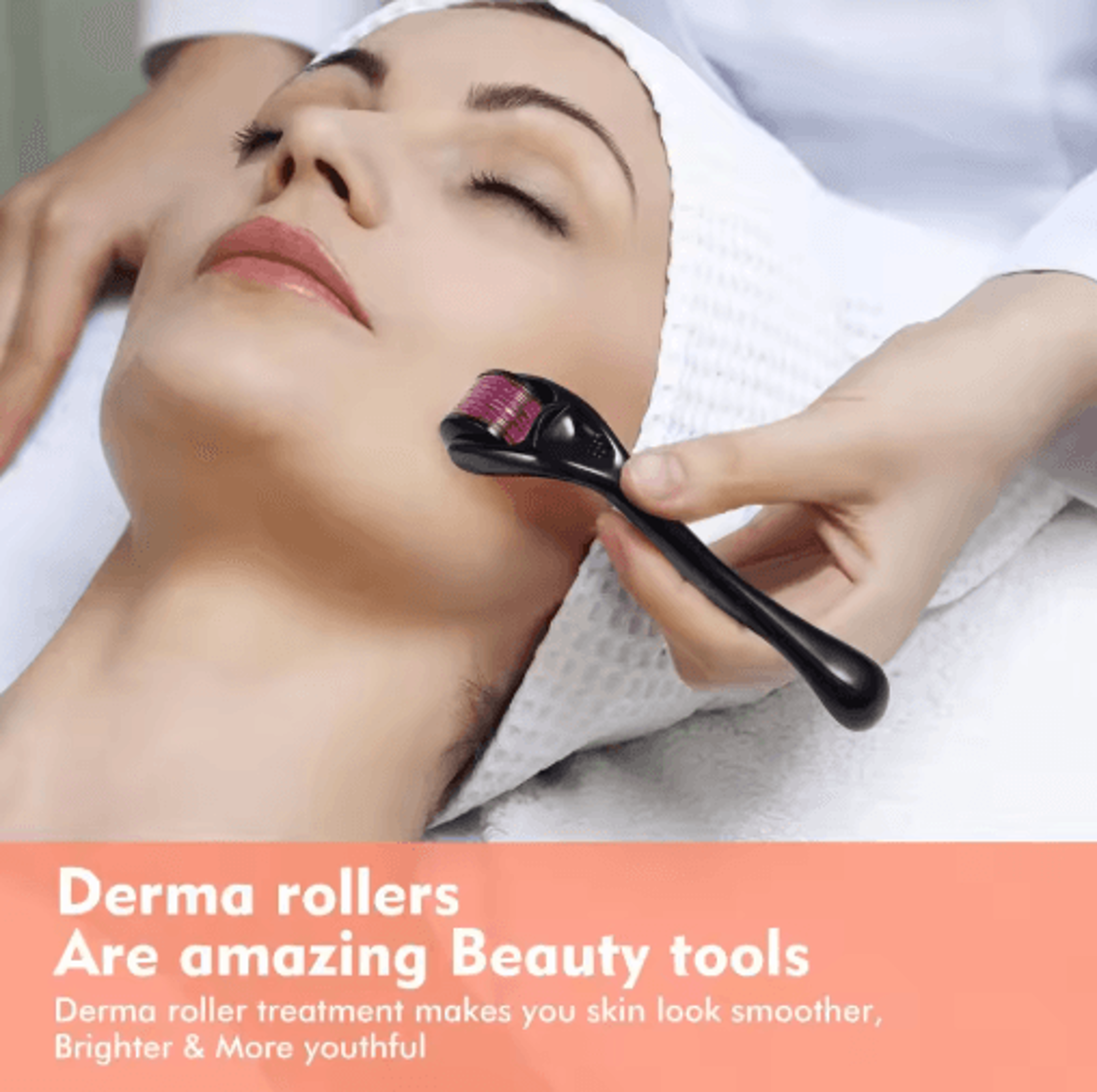 540 titanium derma roller – precision microneedle skin care tool for face