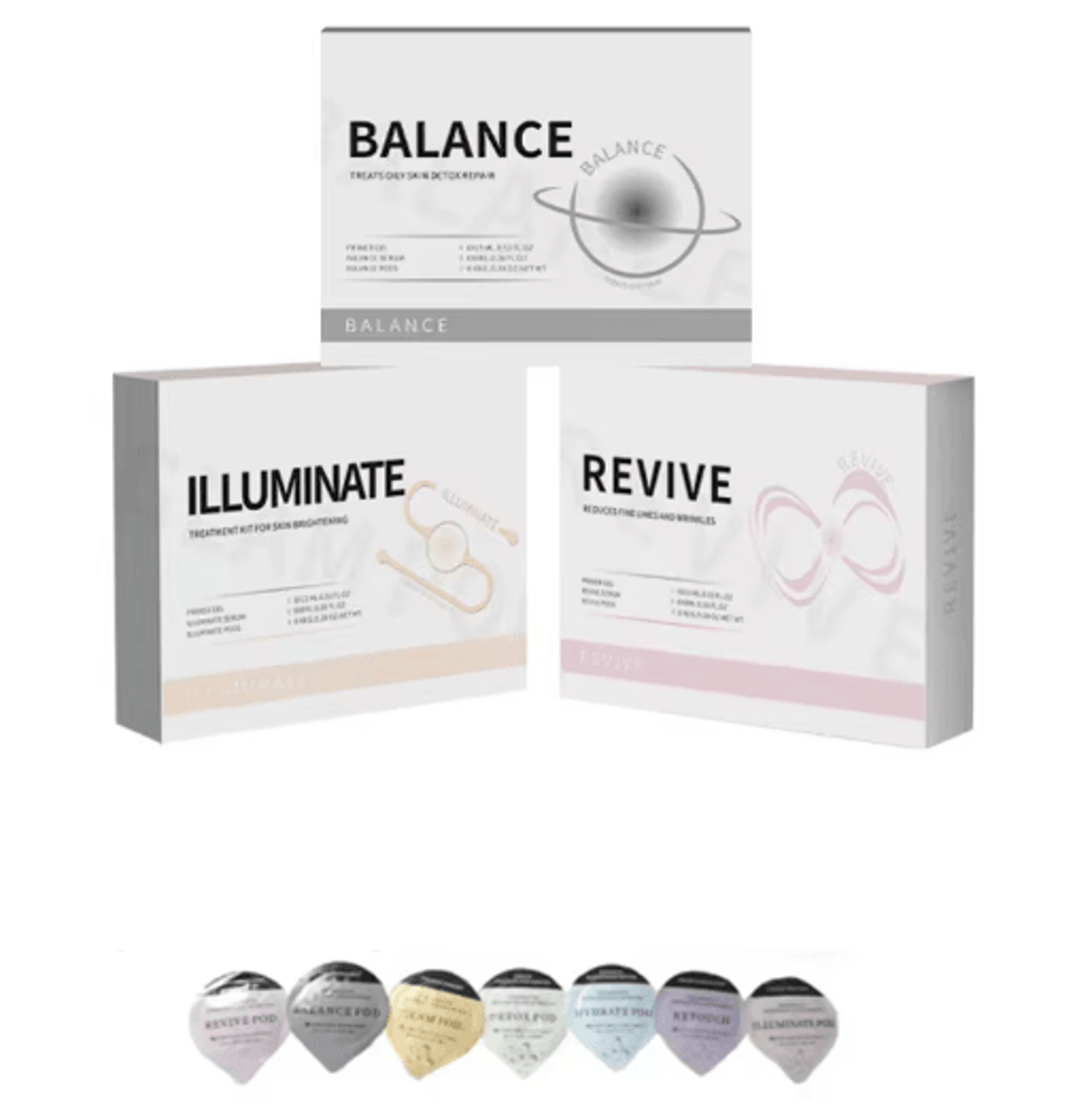 co2 glam pods for bubble facial & aqua facial machines – facial spa skincare serum pods
