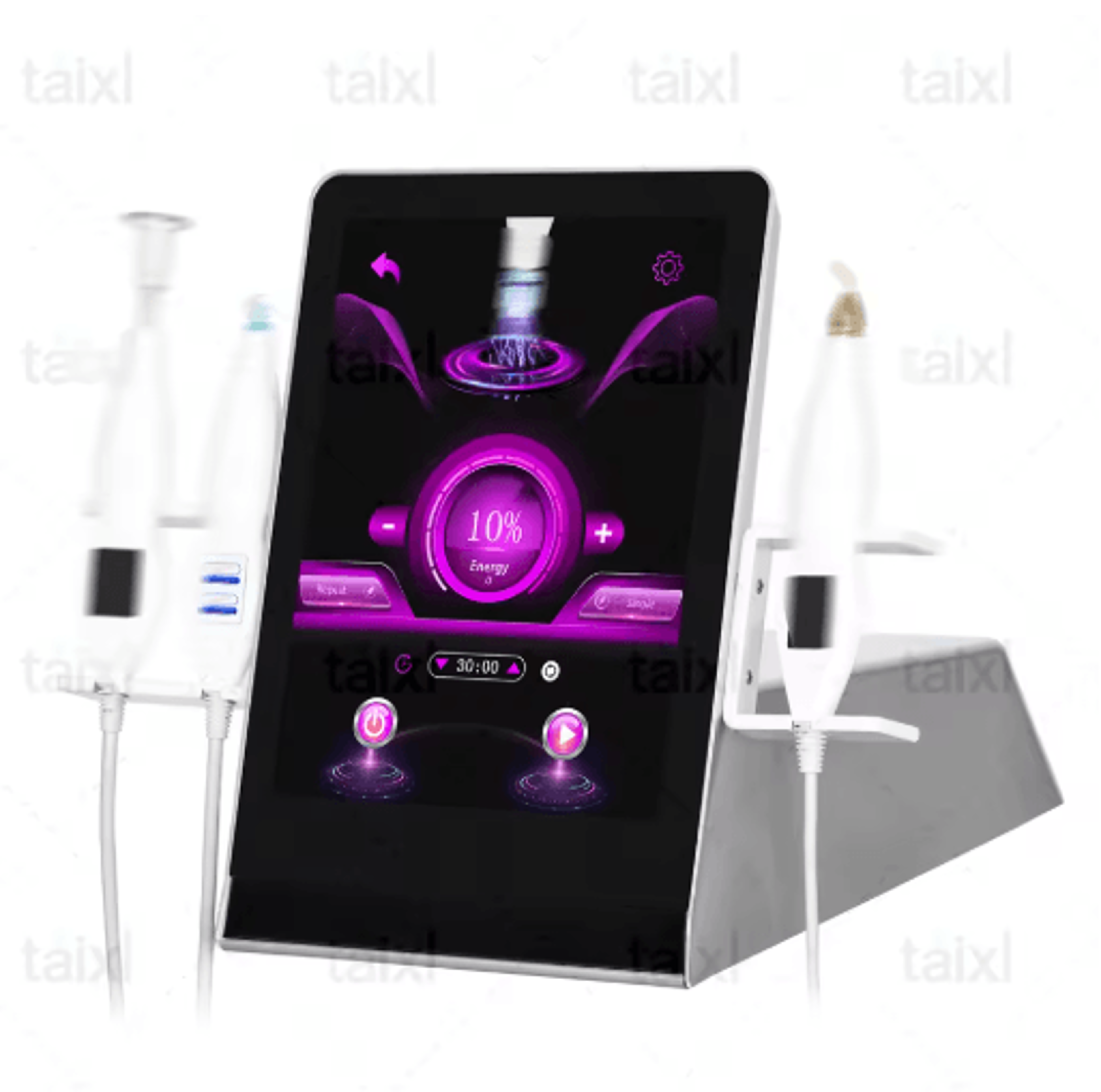 8-in-1 plasma facial machine – hot & cold therapy, rf & diamond beauty equipment