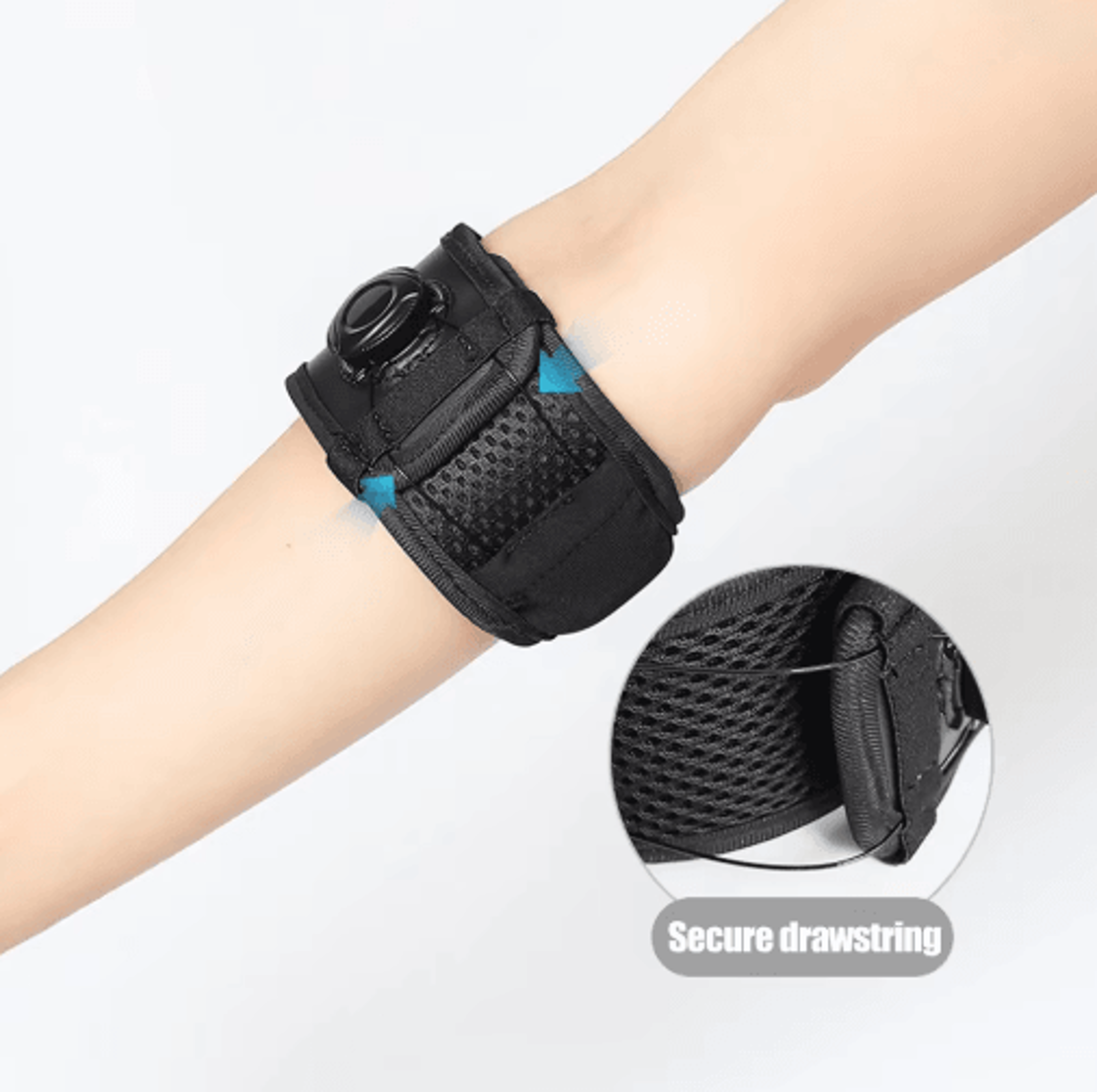 adjustable tennis elbow brace strap – forearm support band with compression knob