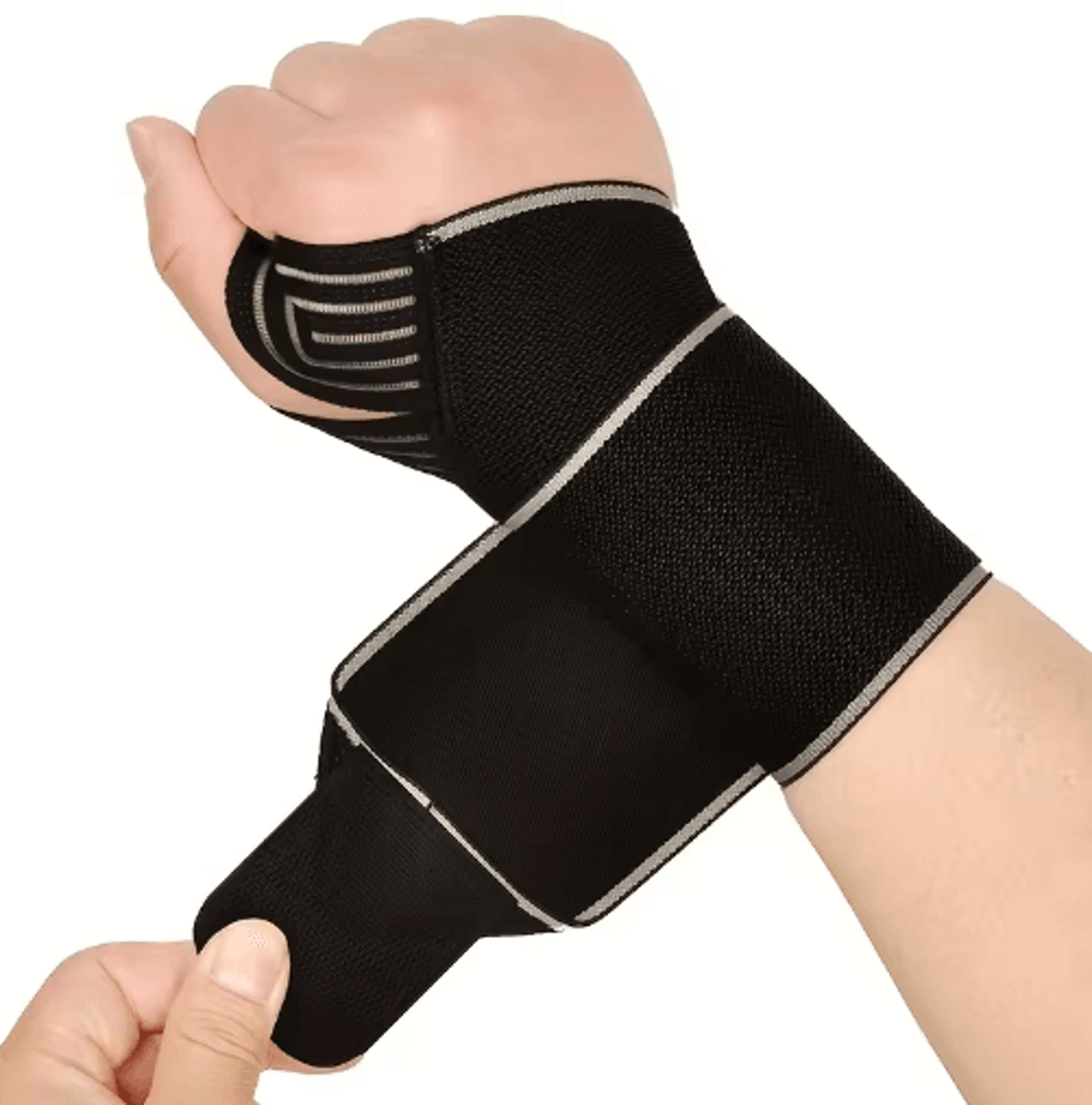 adjustable wrist support strap – comfortable wrist brace for weightlifting, sports & daily use