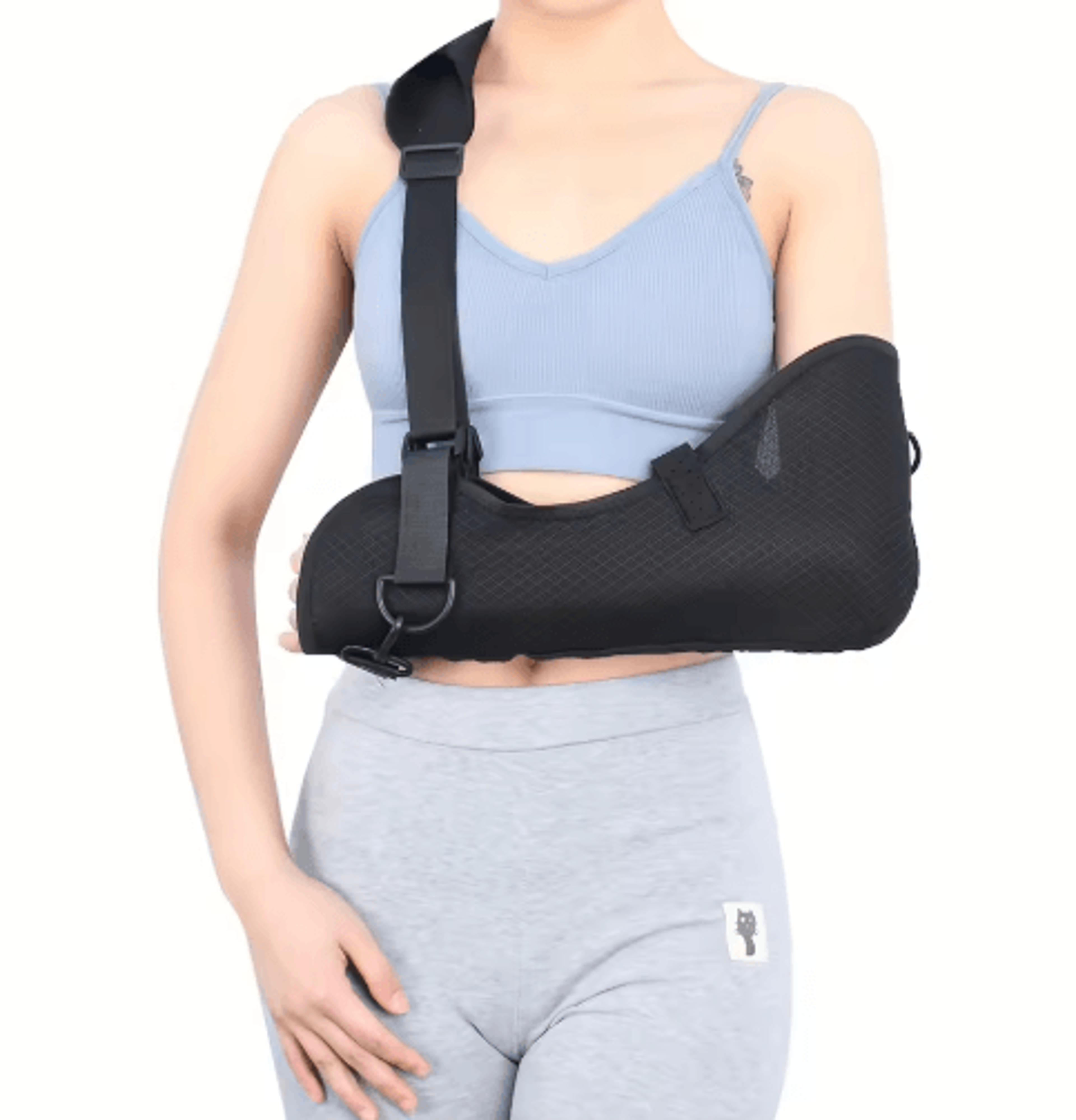 adjustable shoulder sling – breathable mesh arm sling brace for everyday support