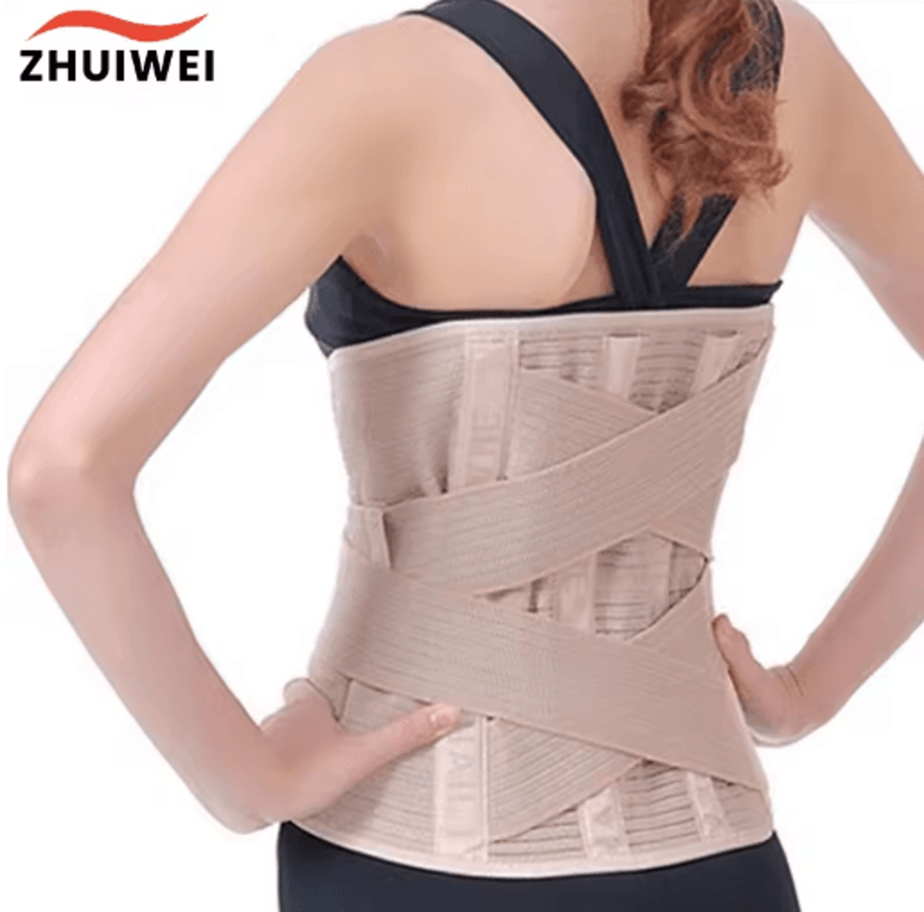 lumbar support belt – adjustable back & waist support brace for everyday comfort