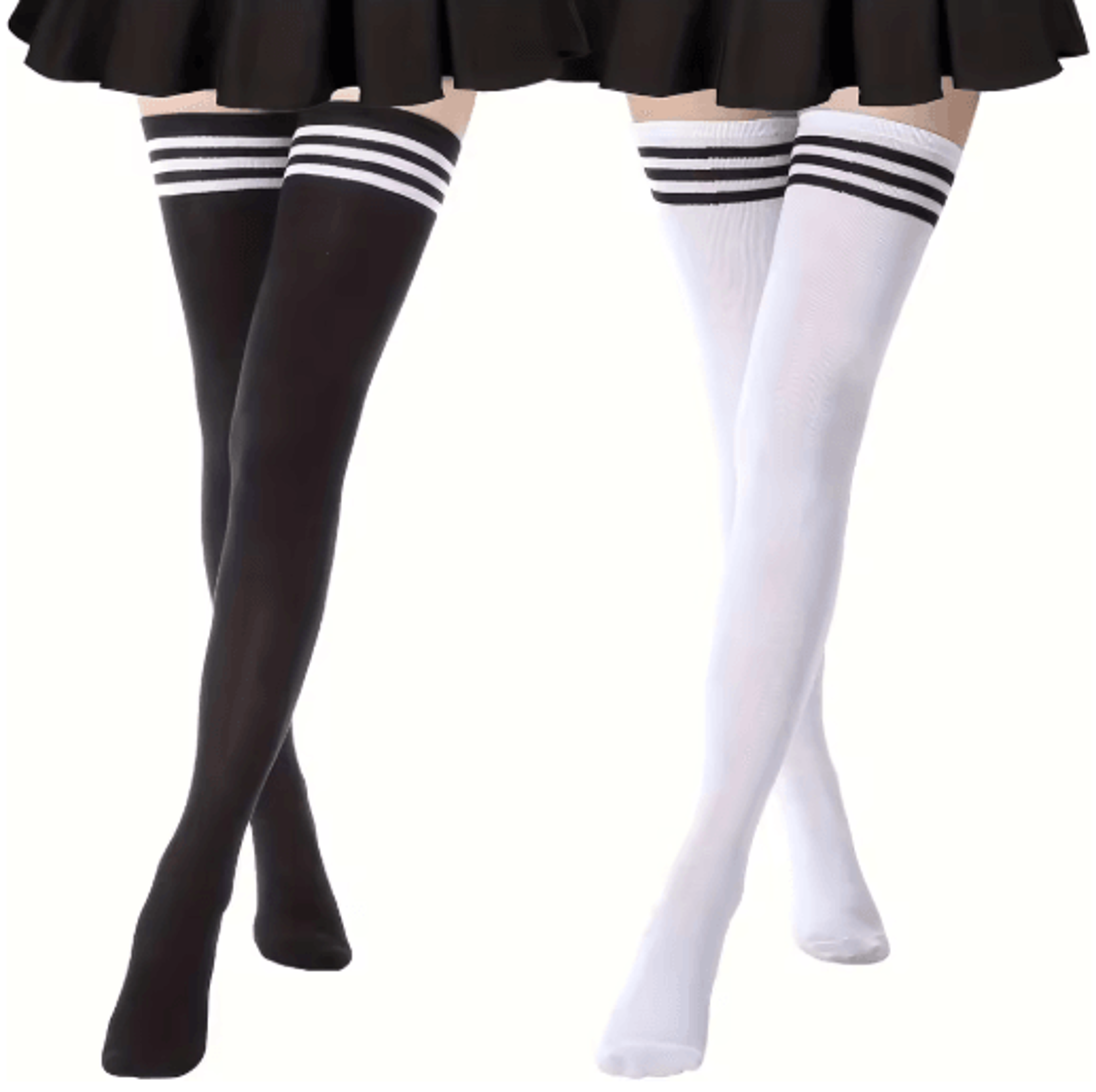 womens over-the-knee socks – soft thigh high stockings for everyday wear 1 pair