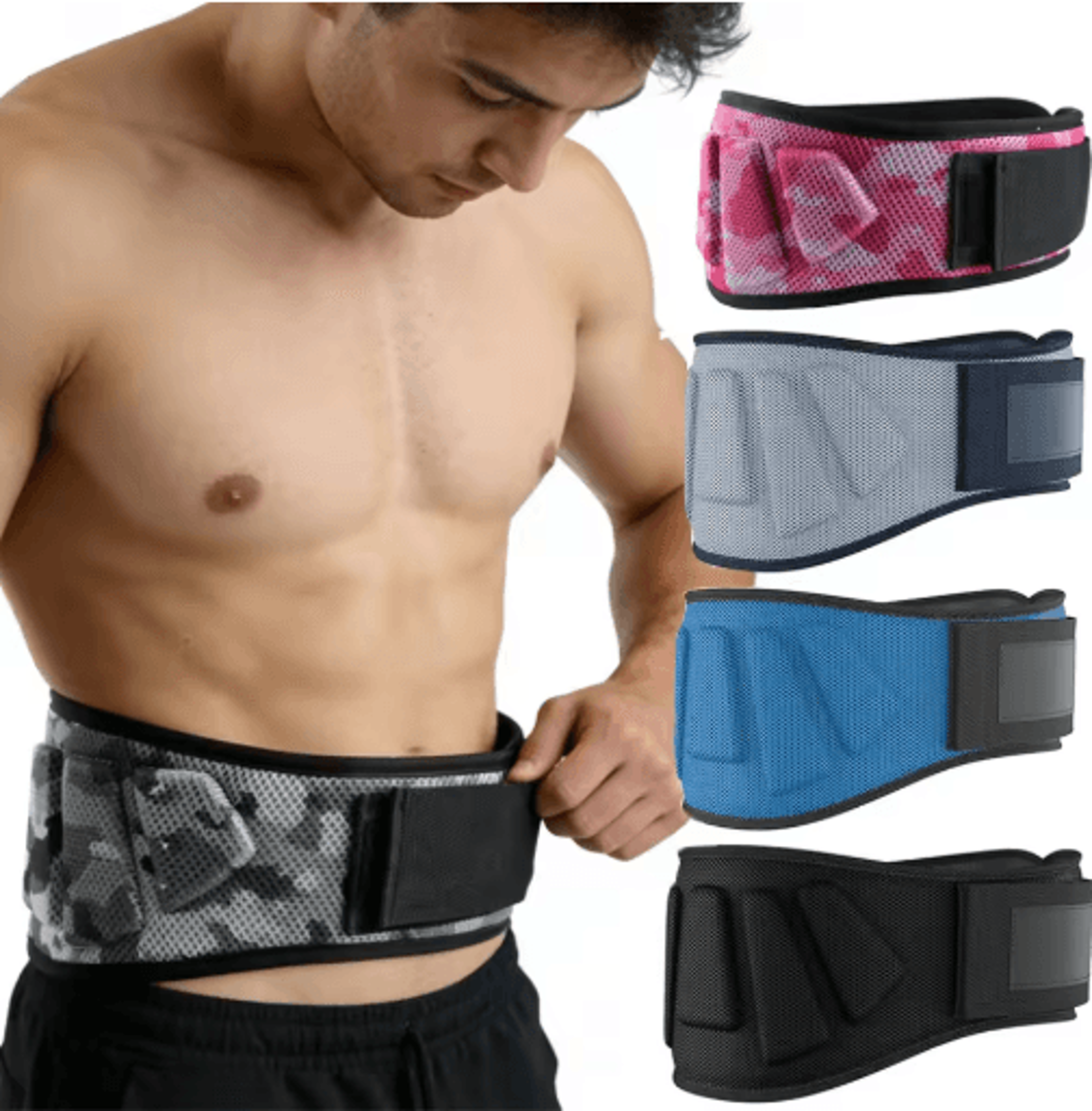 weight lifting belt, gym back support, lumbar support belt, powerlifting belt, workout waist belt