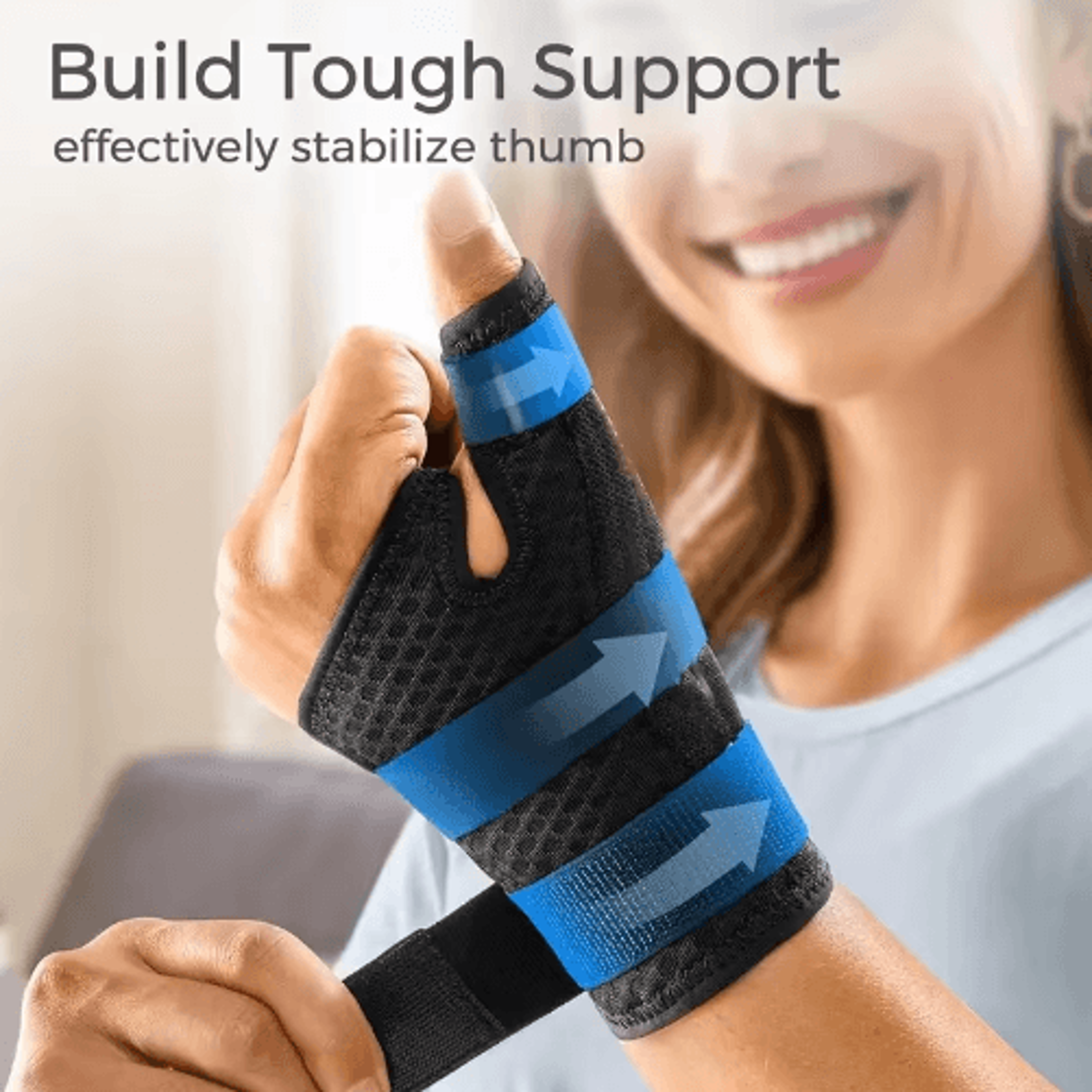 professional adjustable thumb brace – stabilizing thumb splint for everyday support