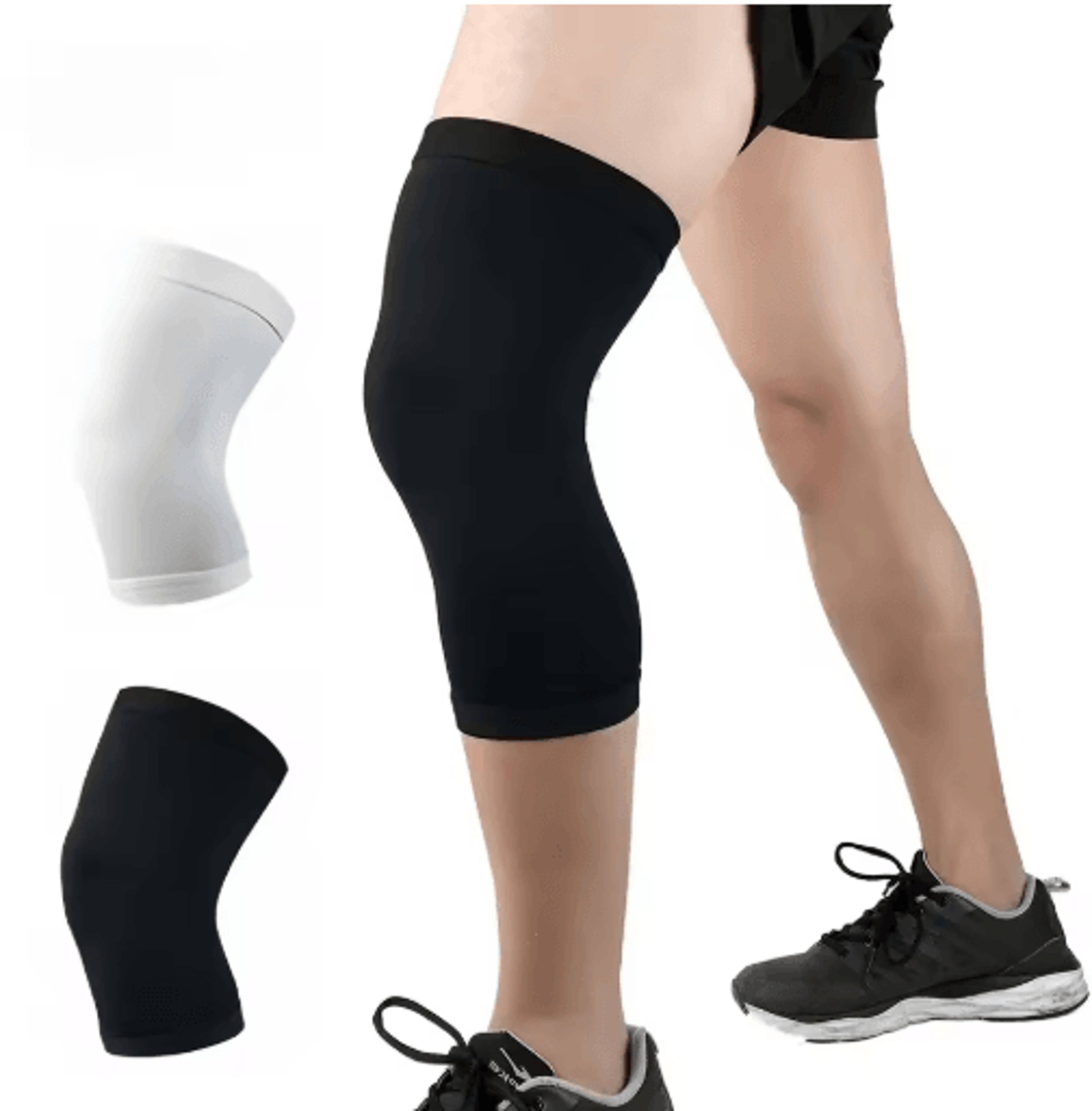 compression knee sleeve, sports knee pad, knee support sleeve, elastic knee brace, running knee support
