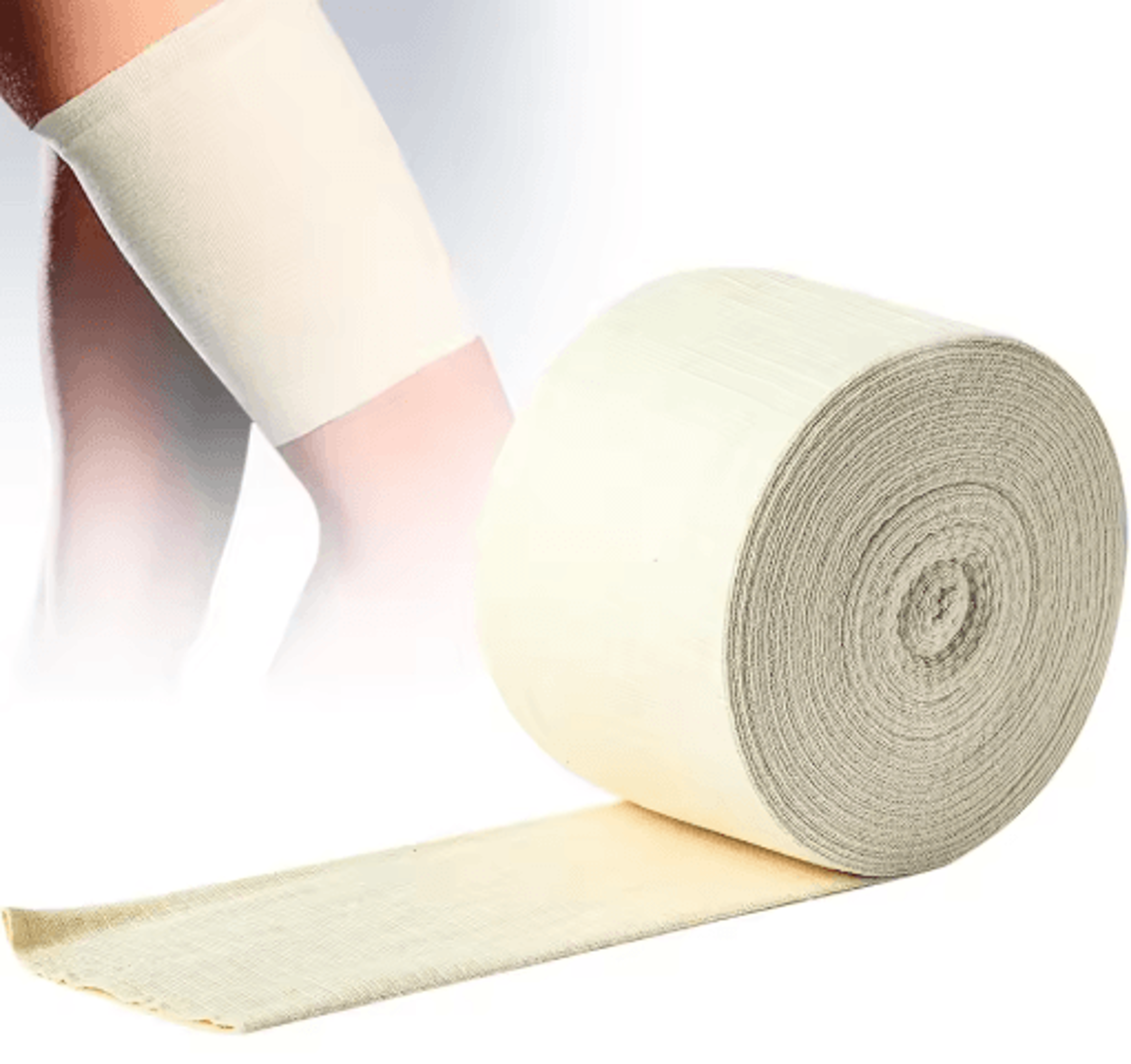 portable elastic tubular bandage roll – cut-to-fit stretch support bandage for multi-area use