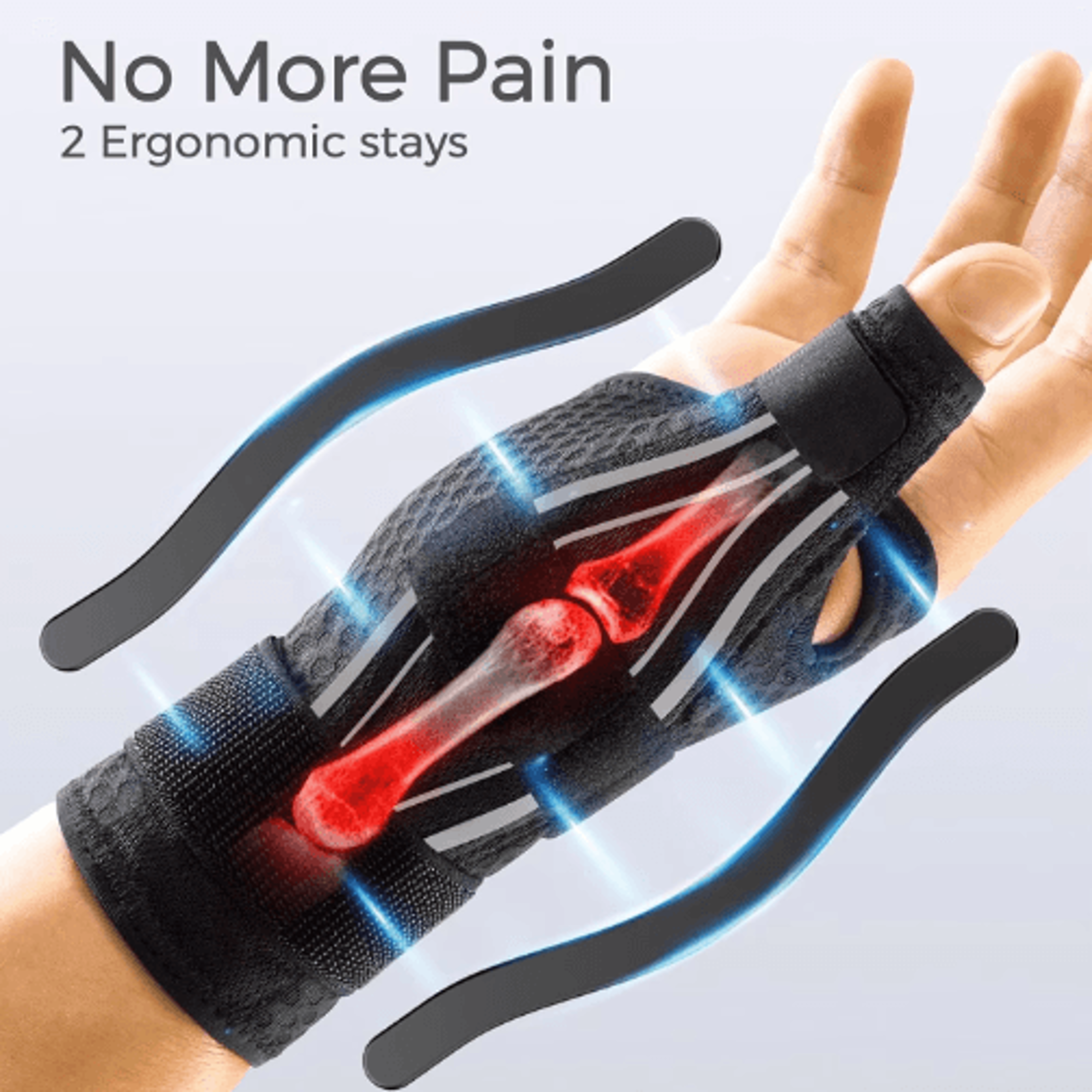 adjustable breathable wrist splint brace – secure wrist support for sports & daily activities