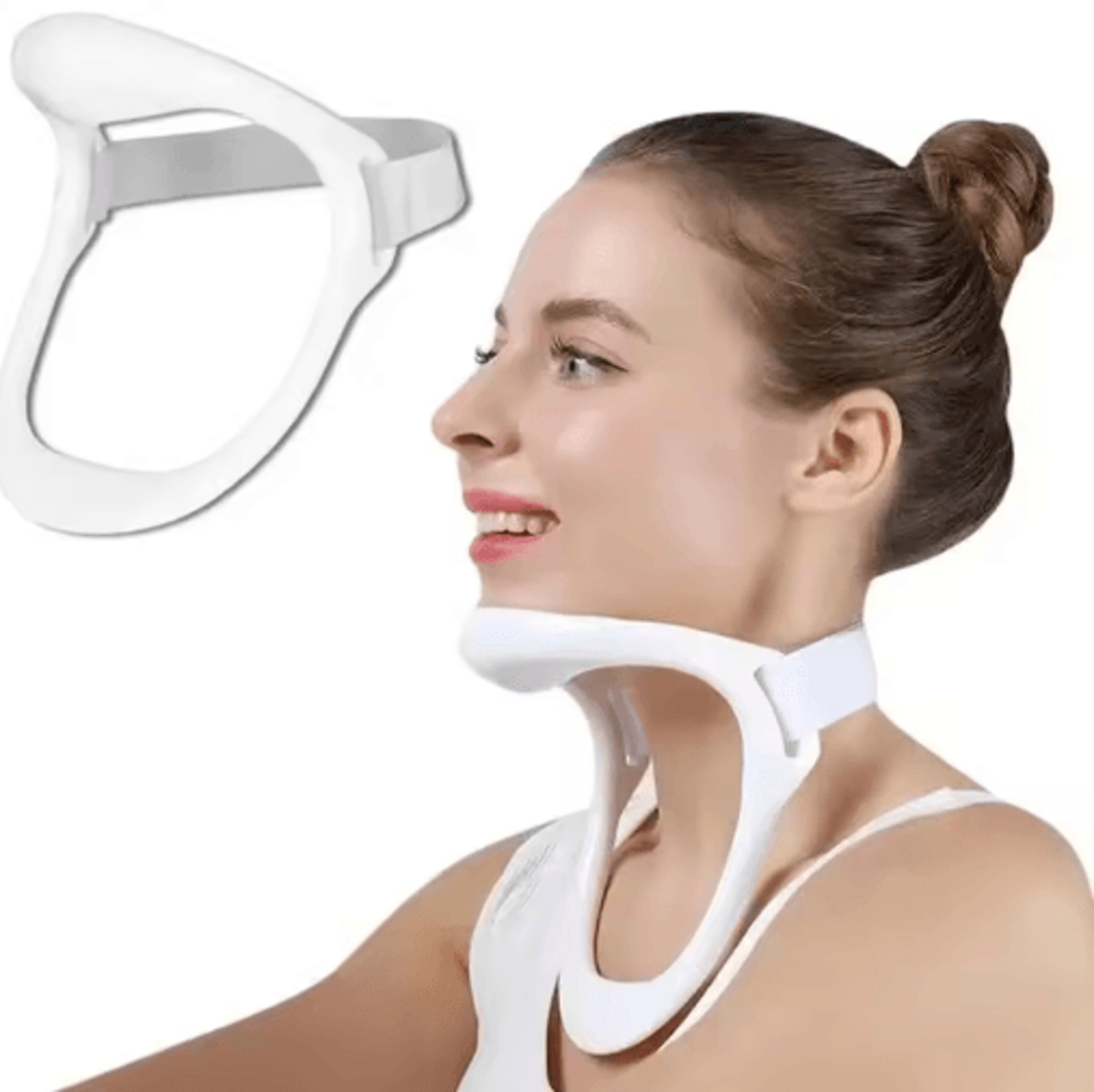 adjustable cervical neck brace – ergonomic posture support collar for everyday comfort