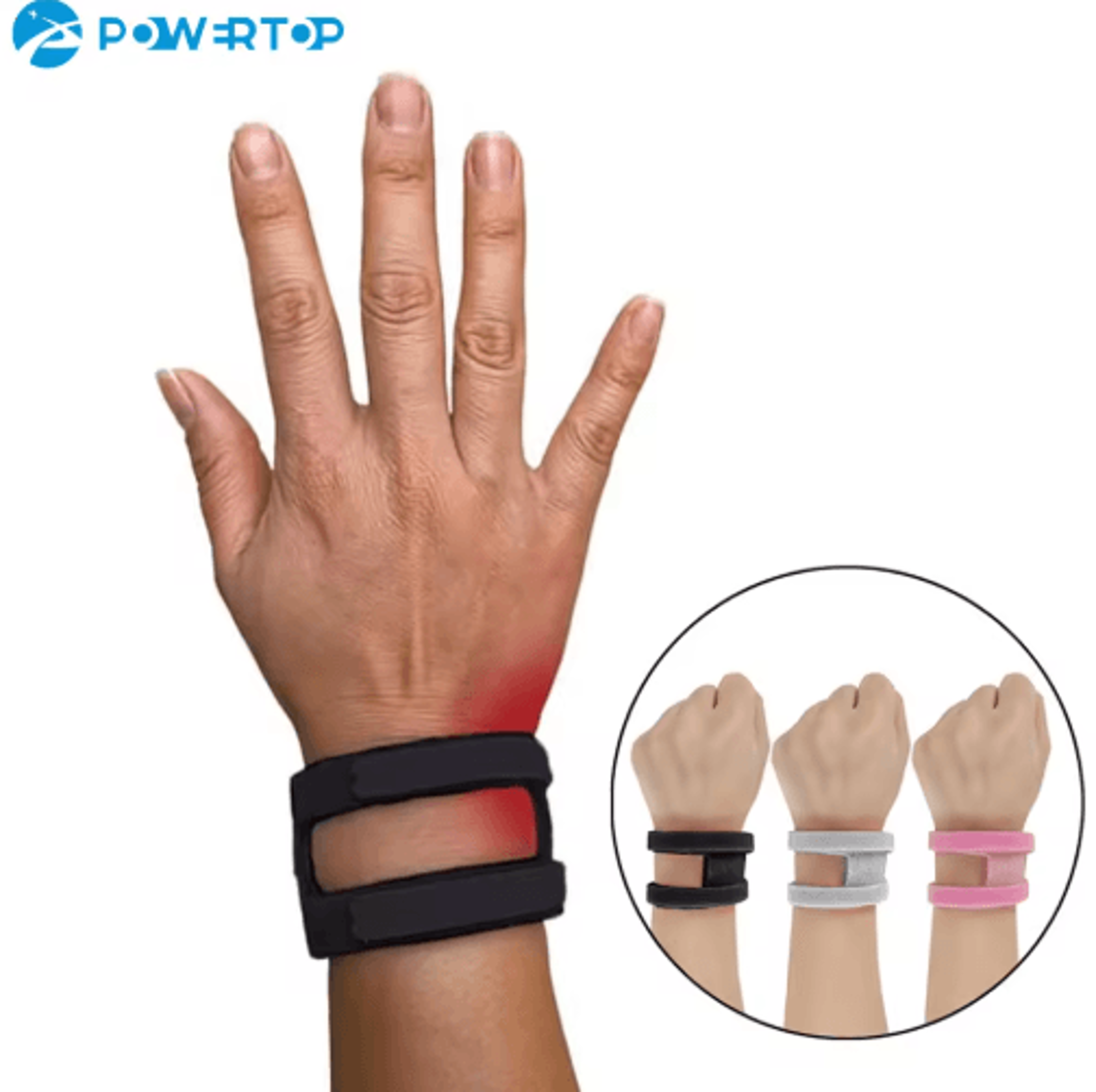 adjustable sports wrist support brace – lightweight tfcc wrist band for fitness, yoga & everyday use