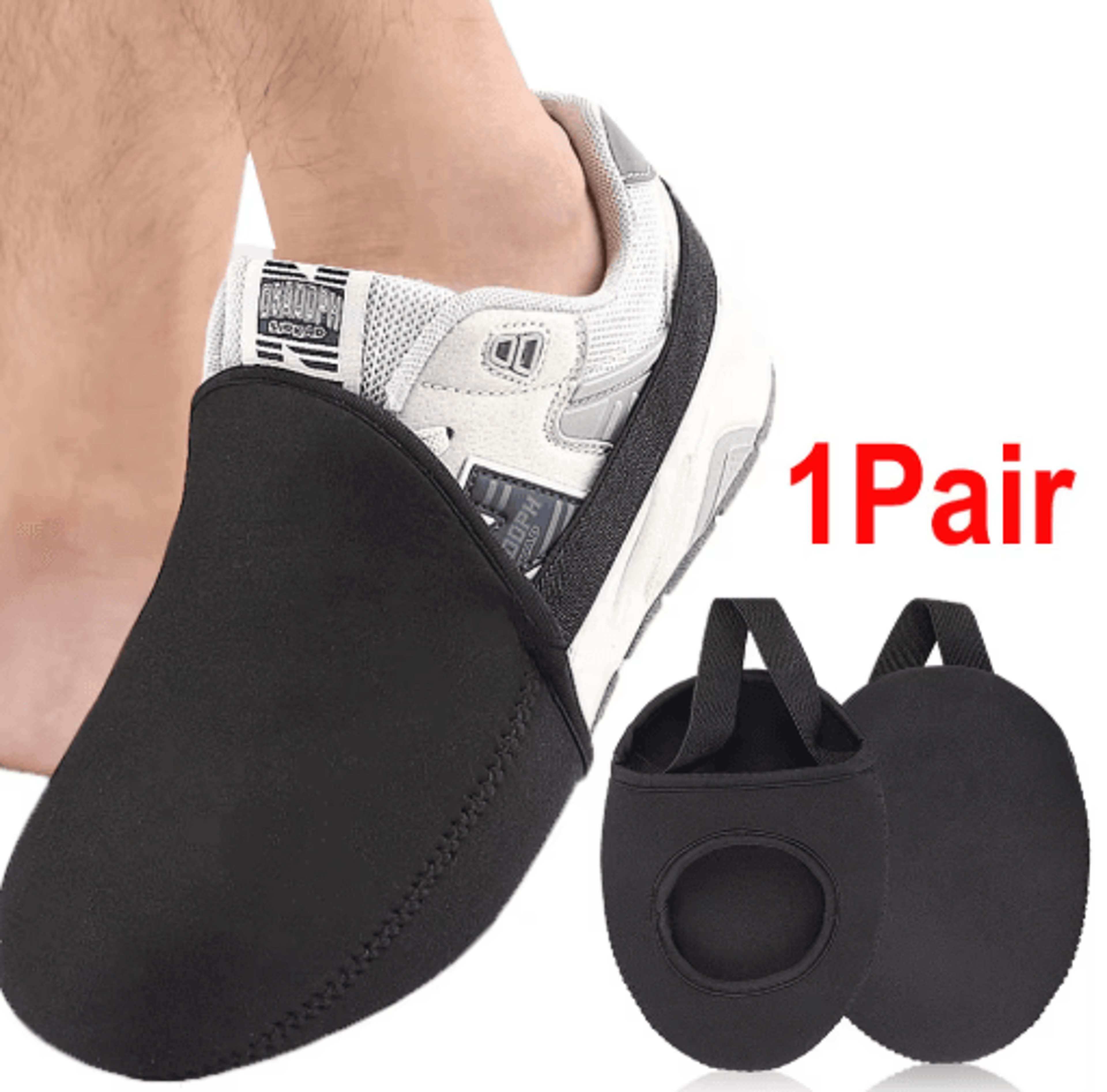 waterproof cycling shoe covers – windproof winter toe overshoes for mtb & road bike shoes (1 pair)
