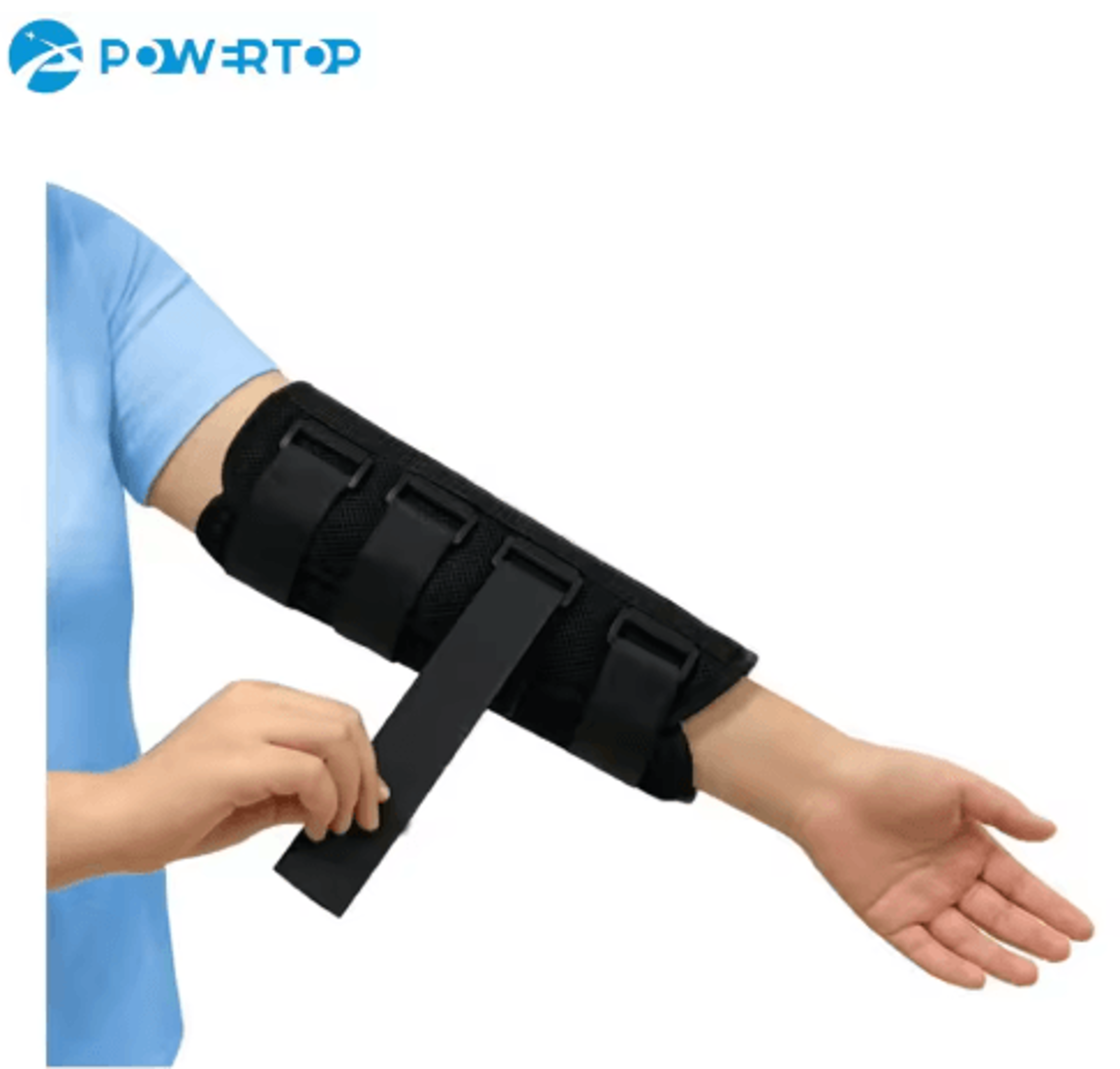 elbow immobilizer brace, elbow splint, cubital tunnel elbow brace, ulnar nerve elbow brace, adjustable arm support