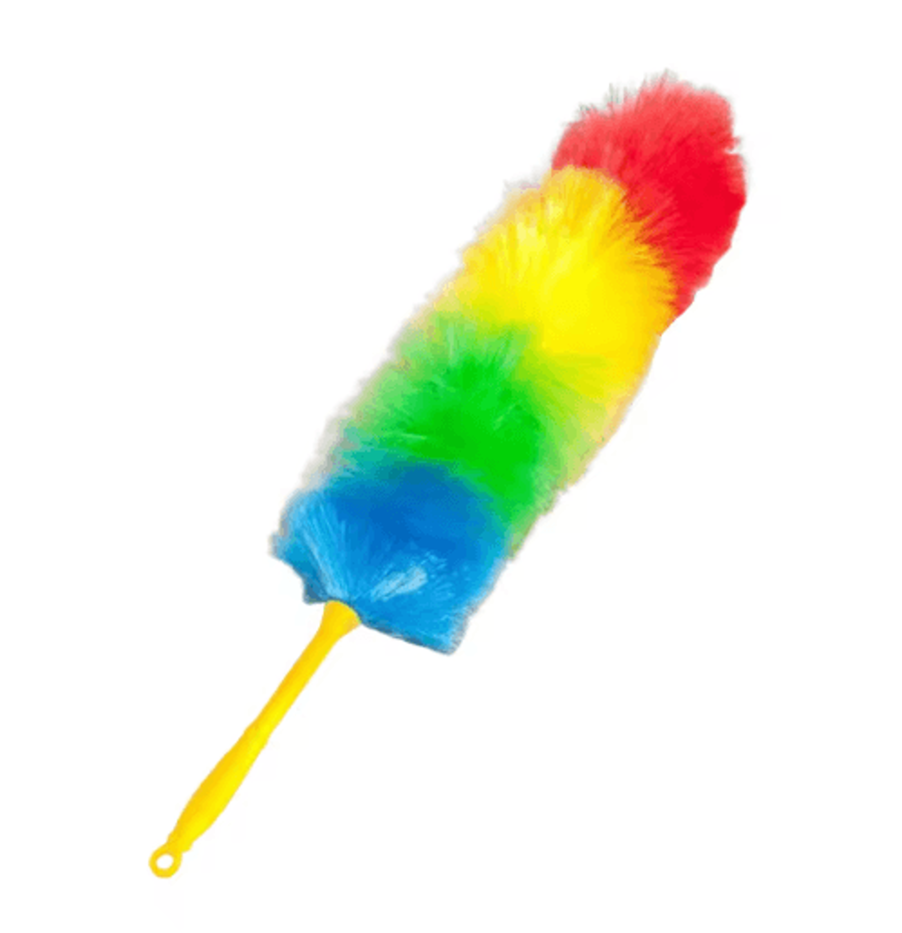 feather duster, anti-static duster, bendable cleaning duster, rainbow dust cleaner, home cleaning tool