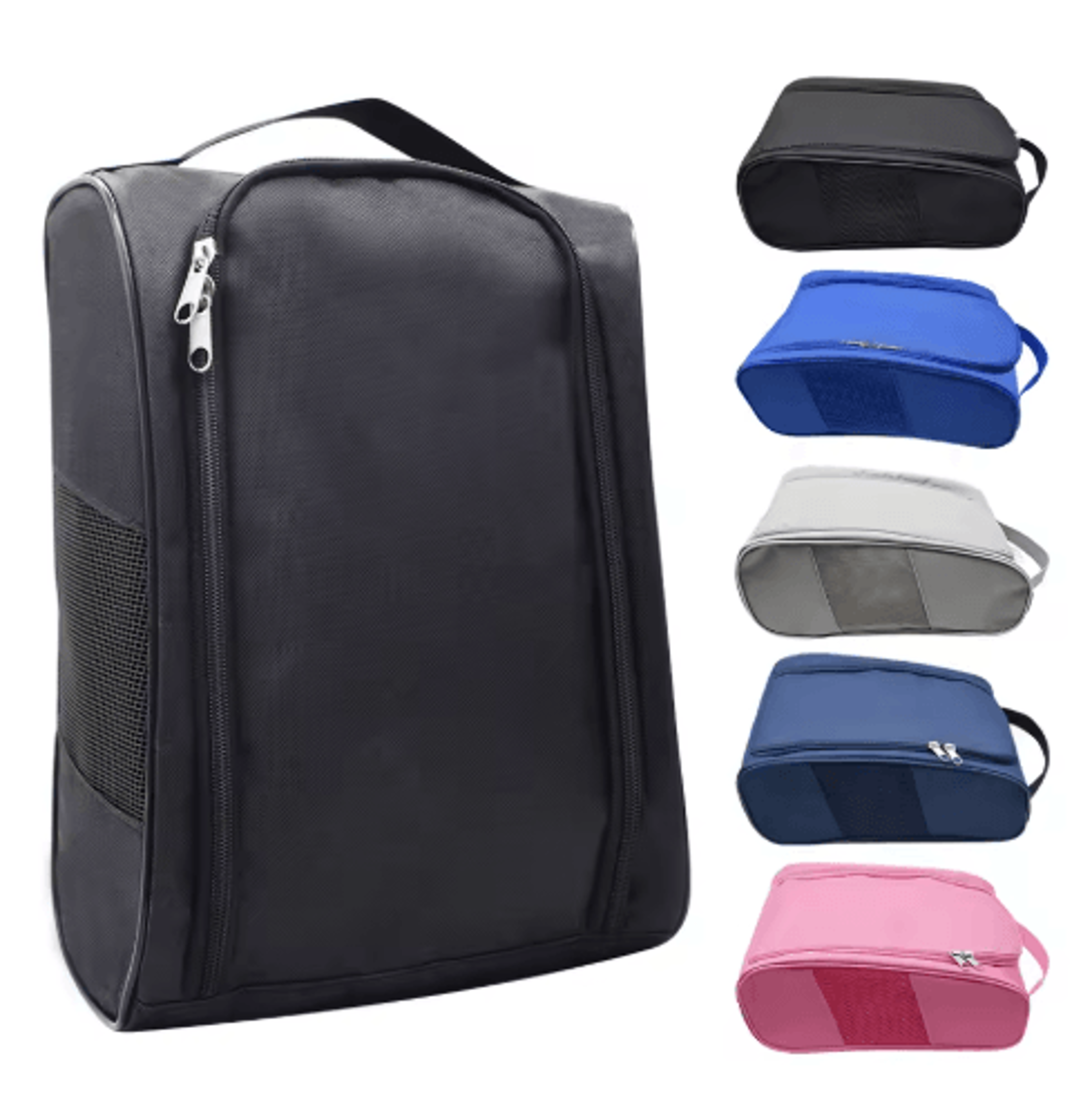 breathable golf shoe bag – portable sports shoe storage bag with carry handle
