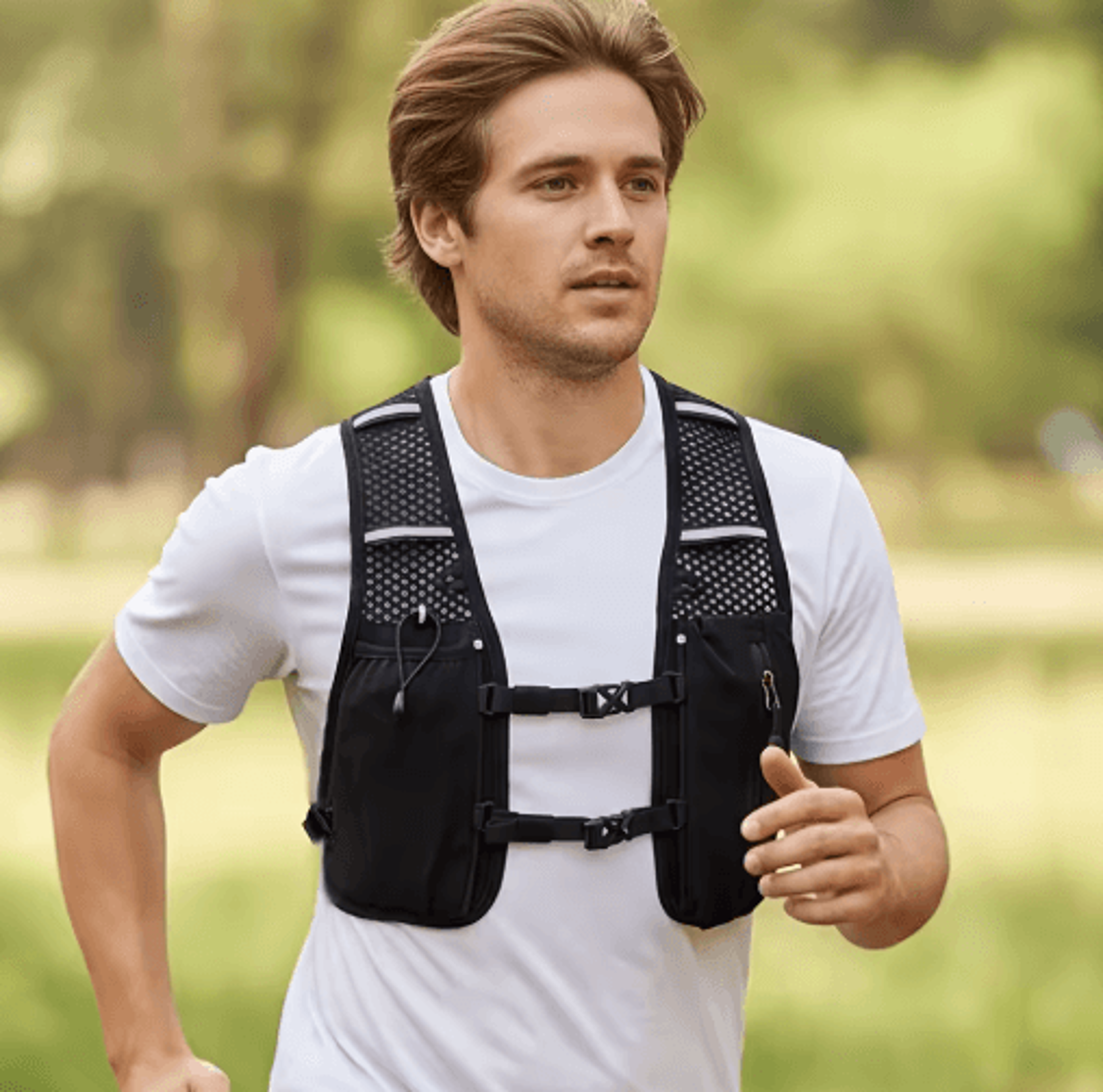 lightweight hydration running vest backpack – breathable sports pack for hiking & cycling