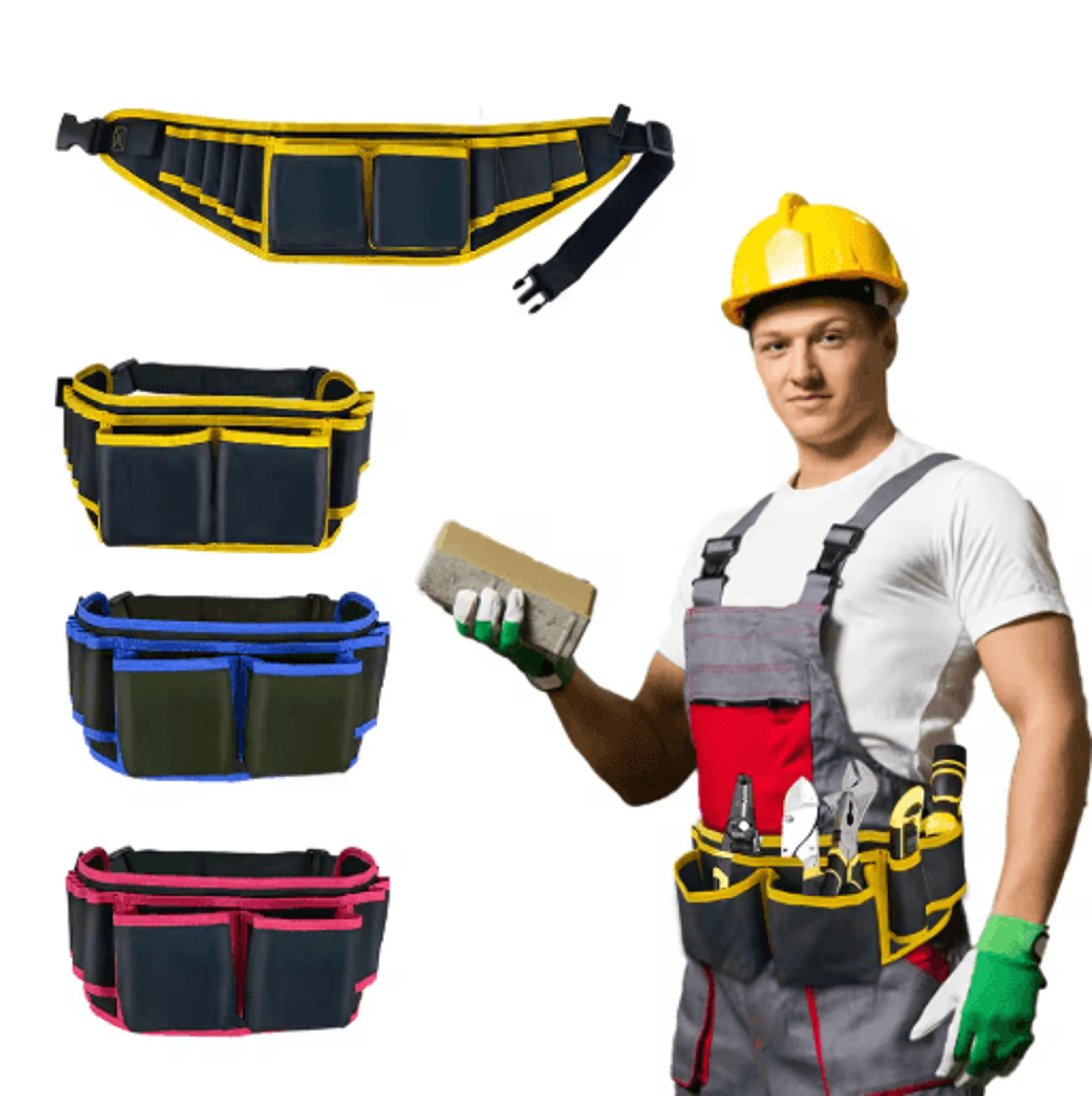 electrician tool belt, tool belt pouch, waist tool organizer, waterproof tool pouch, drill holder pouch