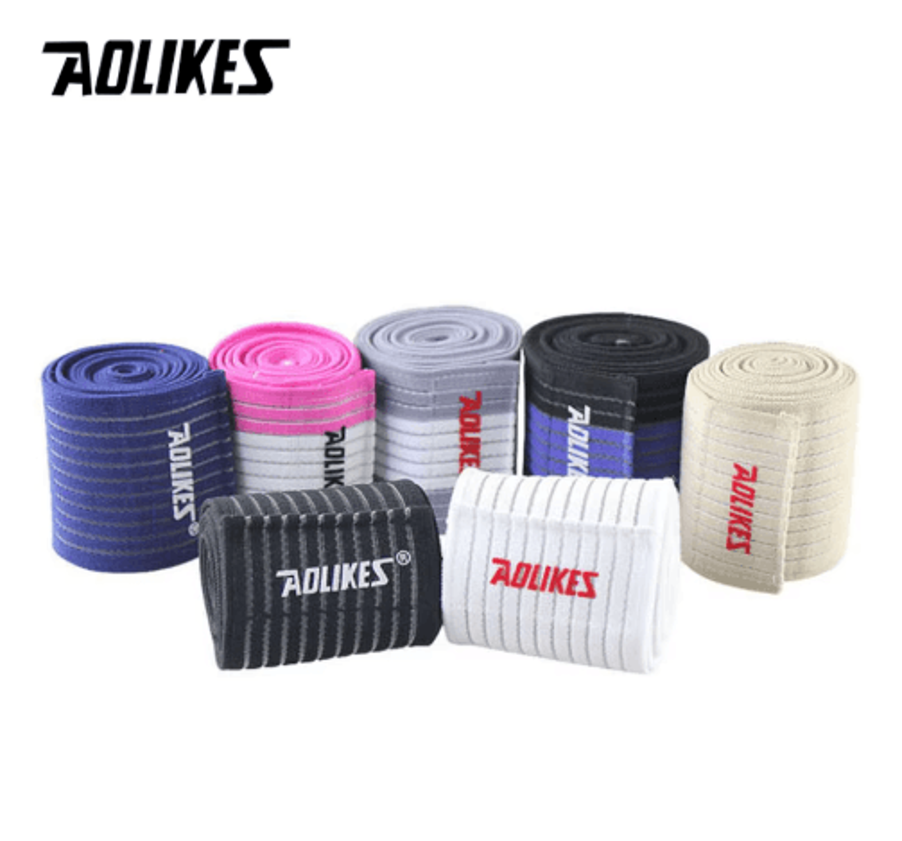 aolikes cotton elastic wrist brace wrap for gym, sports & carpal tunnel support
