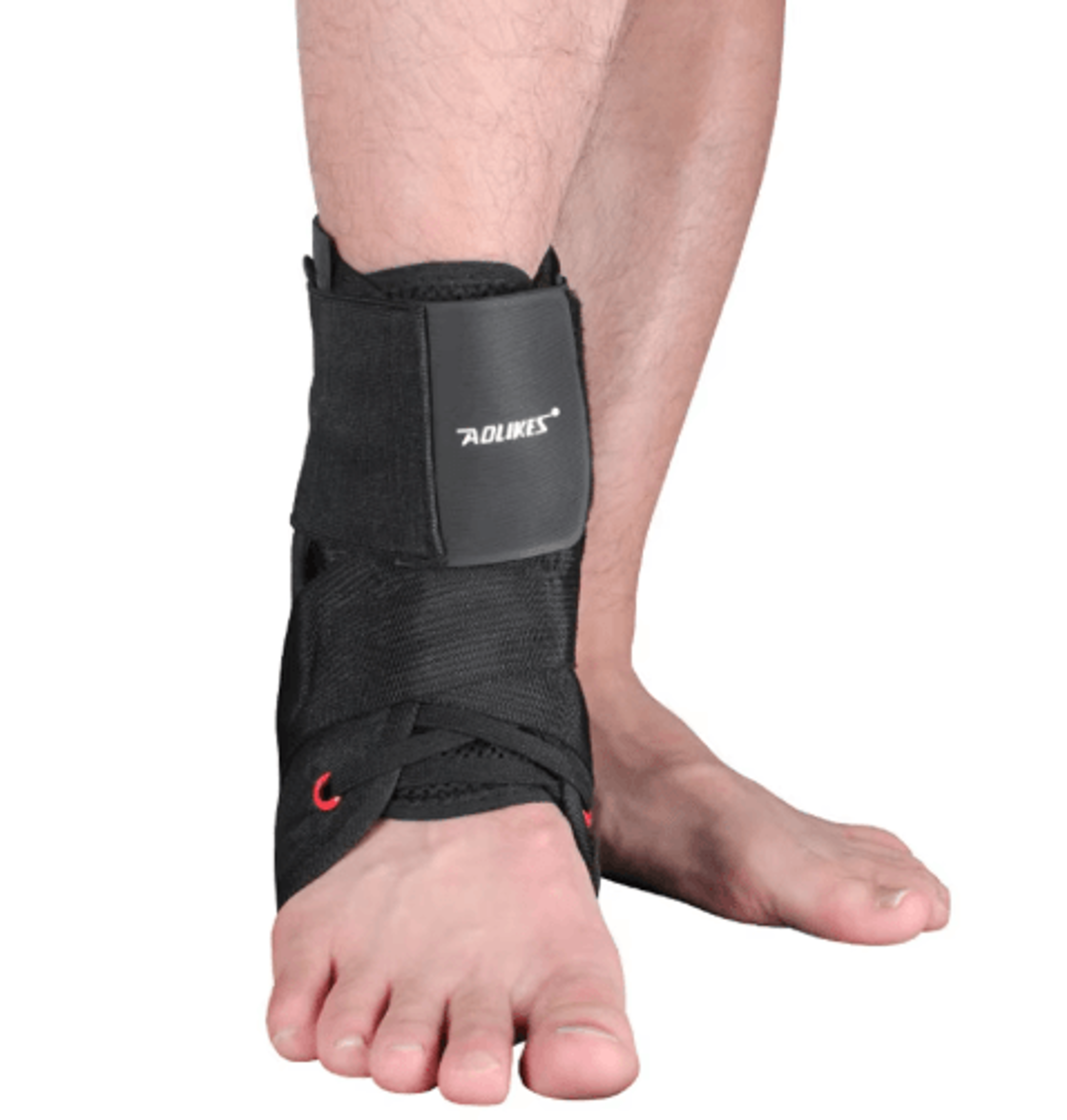 aolikes lace-up ankle brace – adjustable ankle support with stabilizer straps for sports & daily protection
