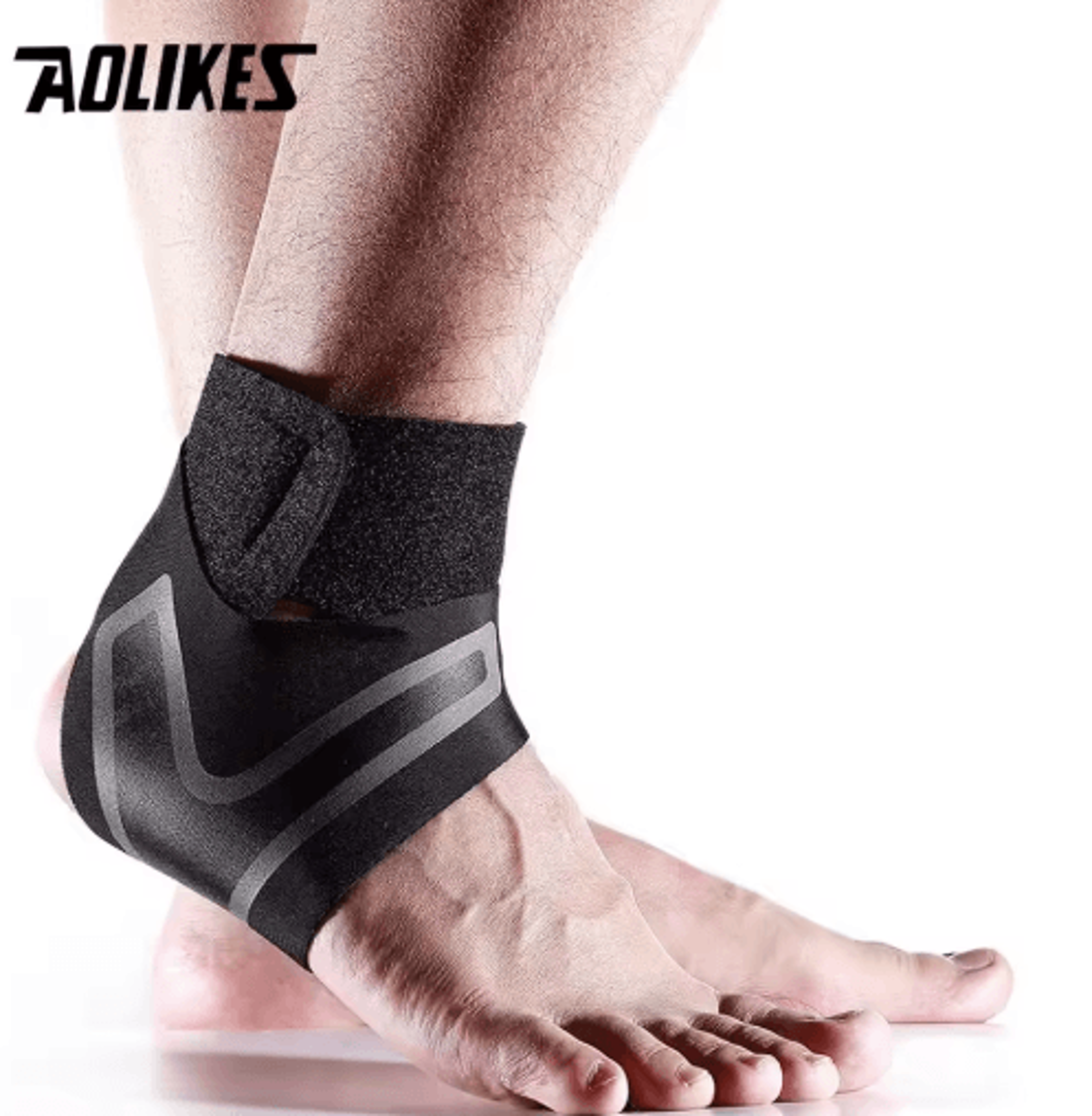 aolikes ankle support brace – adjustable ankle compression wrap for sports, fitness & everyday stability