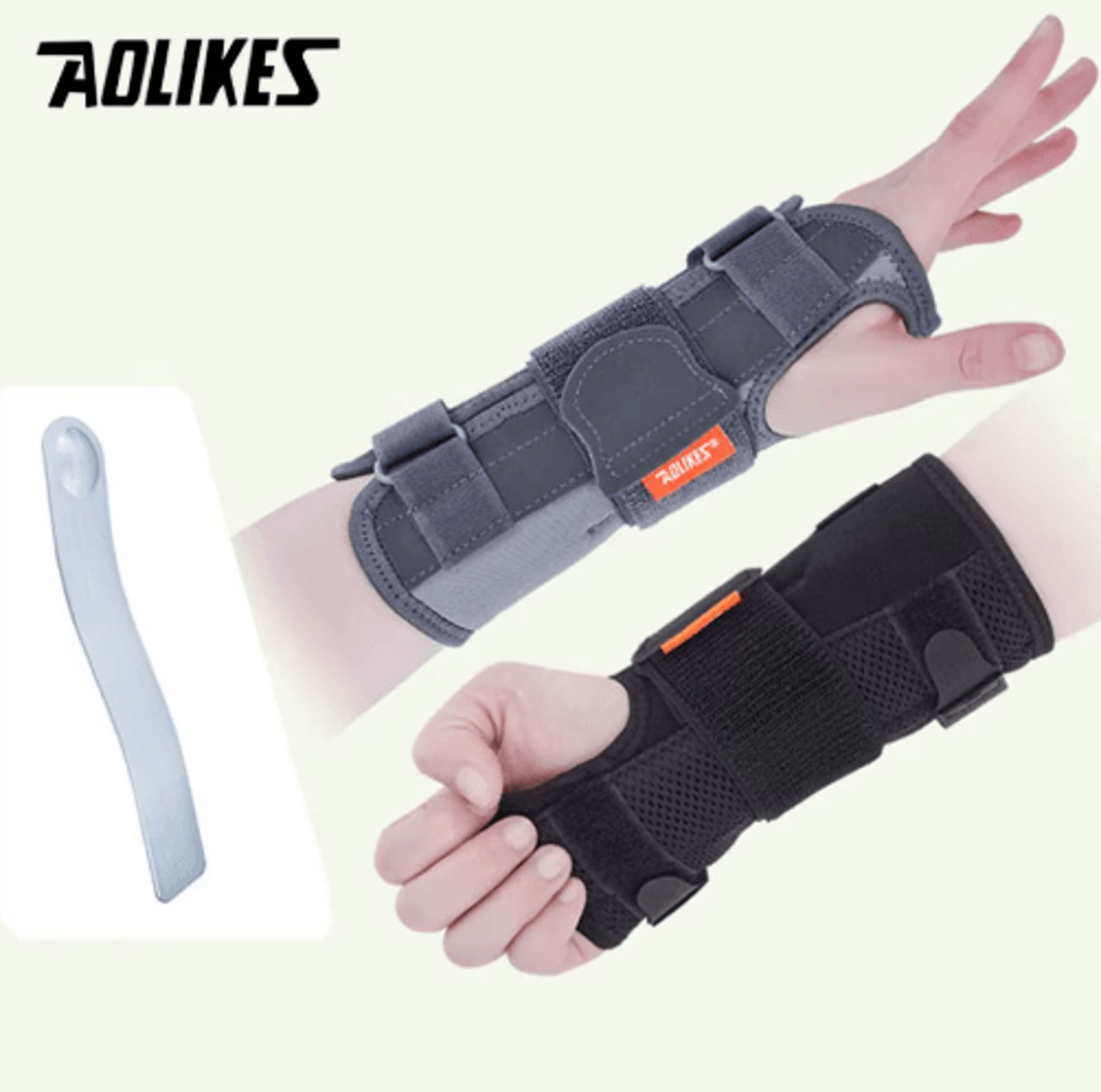 aolikes carpal tunnel wrist brace – adjustable wrist splint for nighttime support & everyday wrist stability