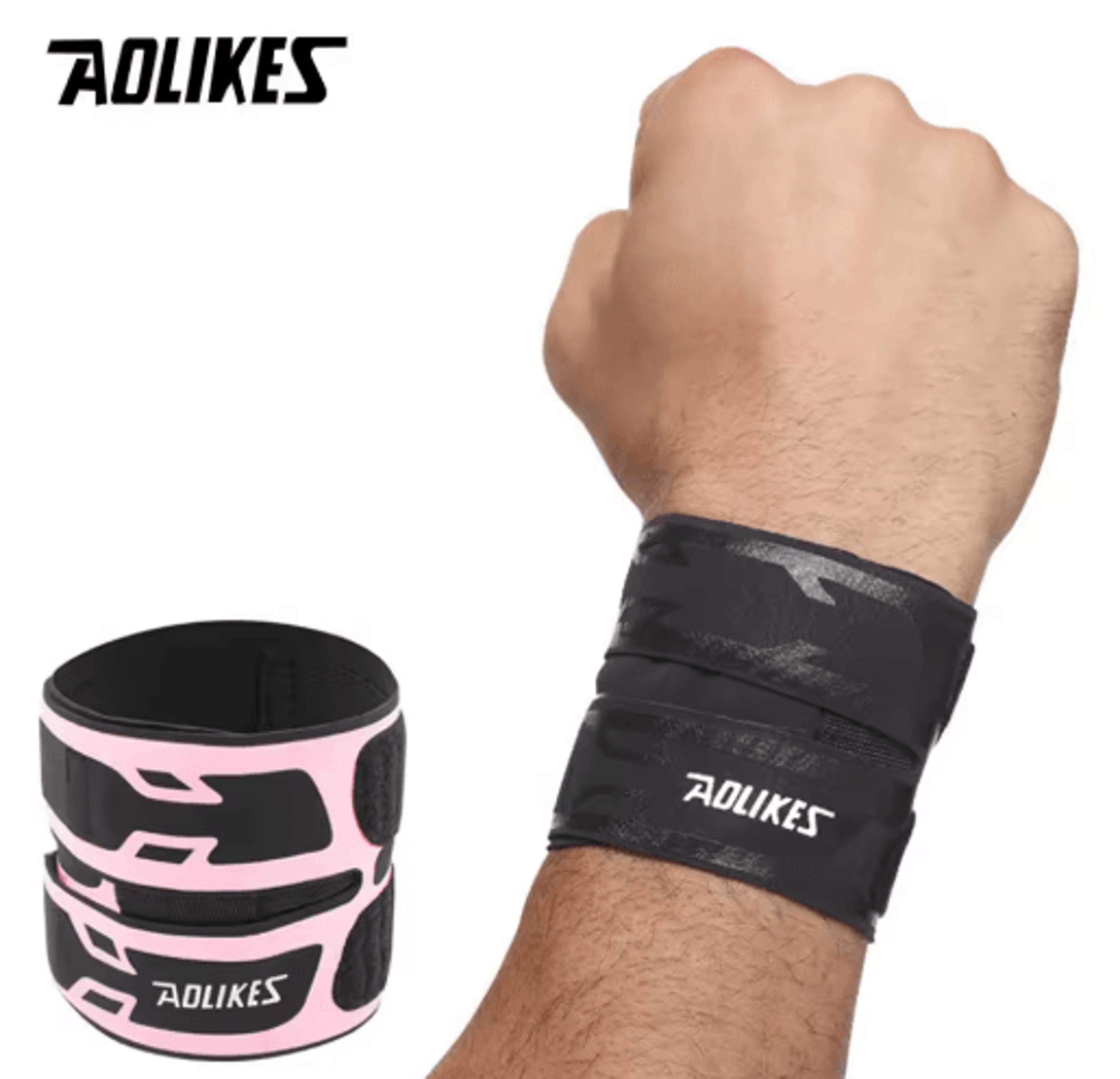 aolikes ultra-thin wrist brace – compression wrist support for weightlifting, workouts & everyday stability