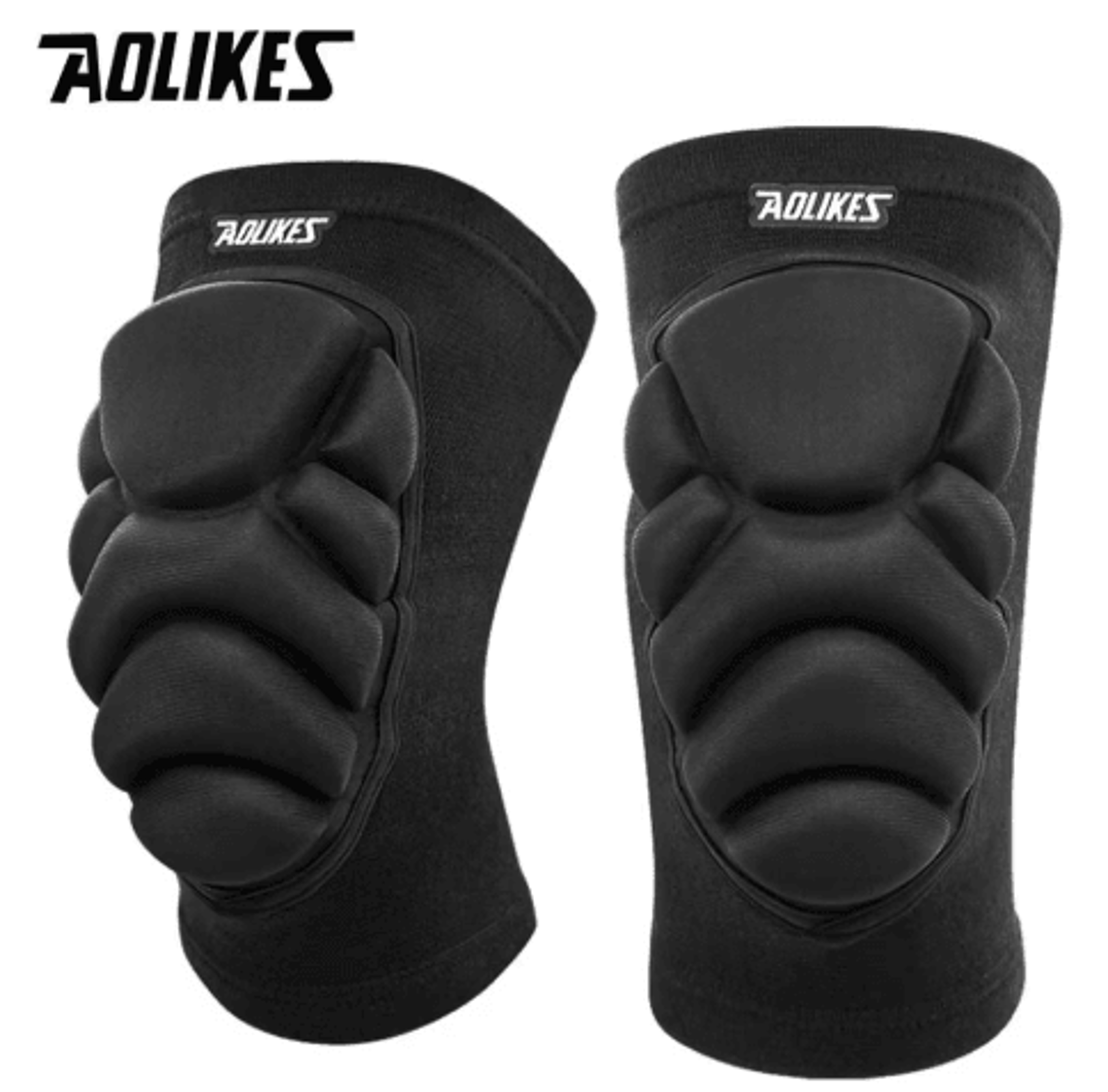 aolikes eva knee pads – anti-slip volleyball knee sleeves with thick foam protection for sports & dance