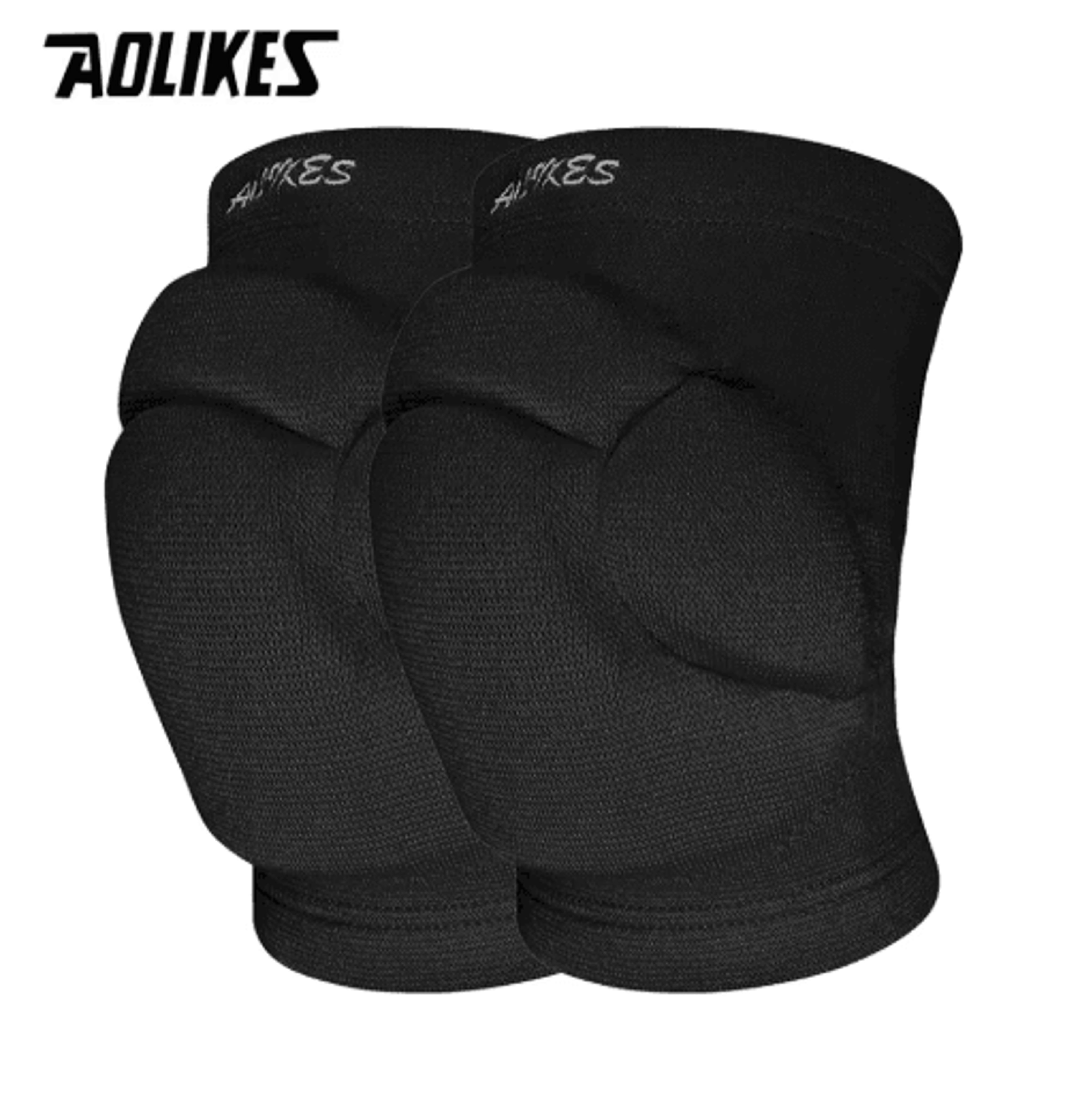 aolikes thick sports knee pads – elastic knee protectors for volleyball, dancing, yoga & extreme sport
