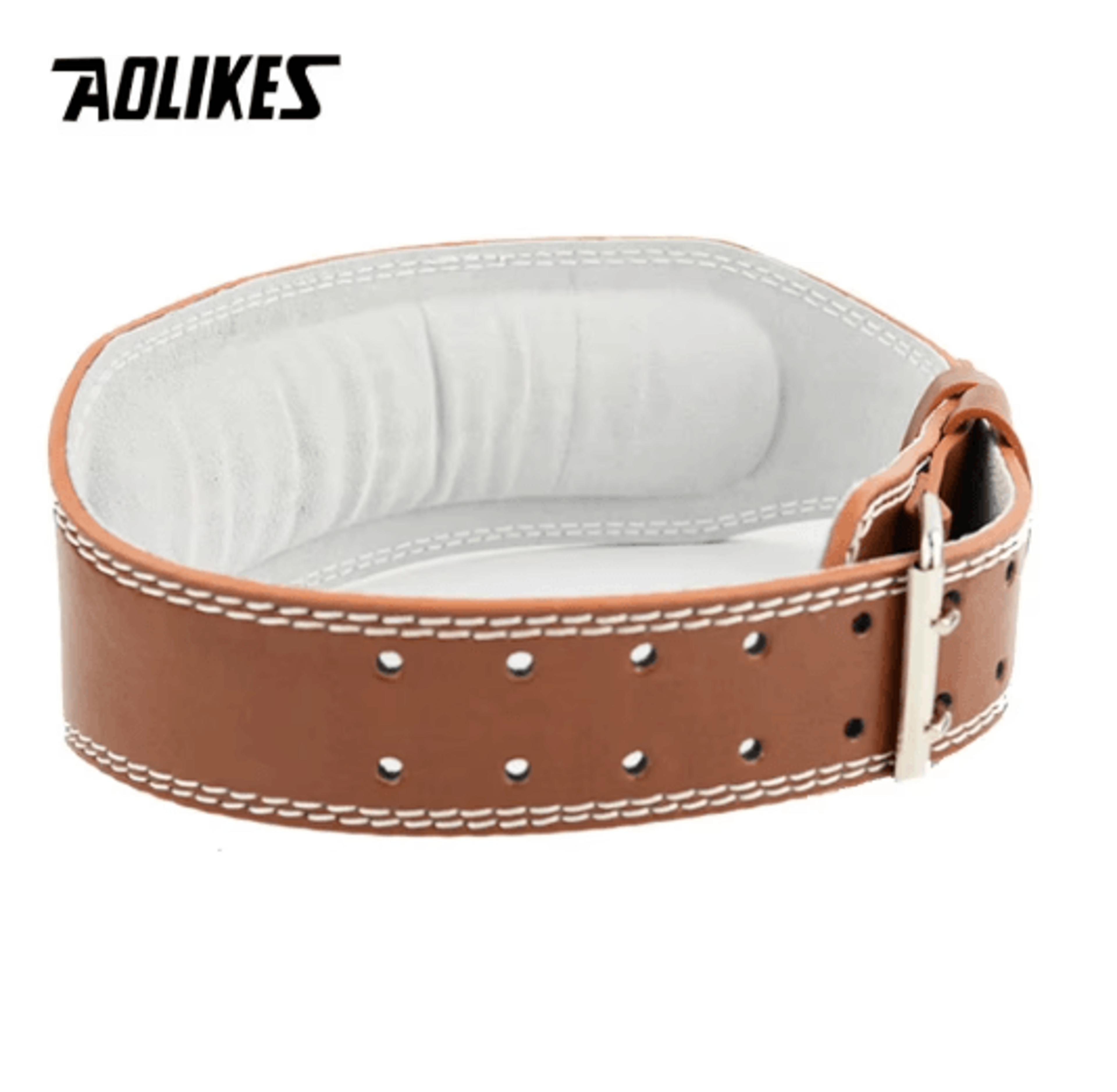 aolikes wide weightlifting belt – powerlifting waist support belt for bodybuilding, barbell training & gym workouts