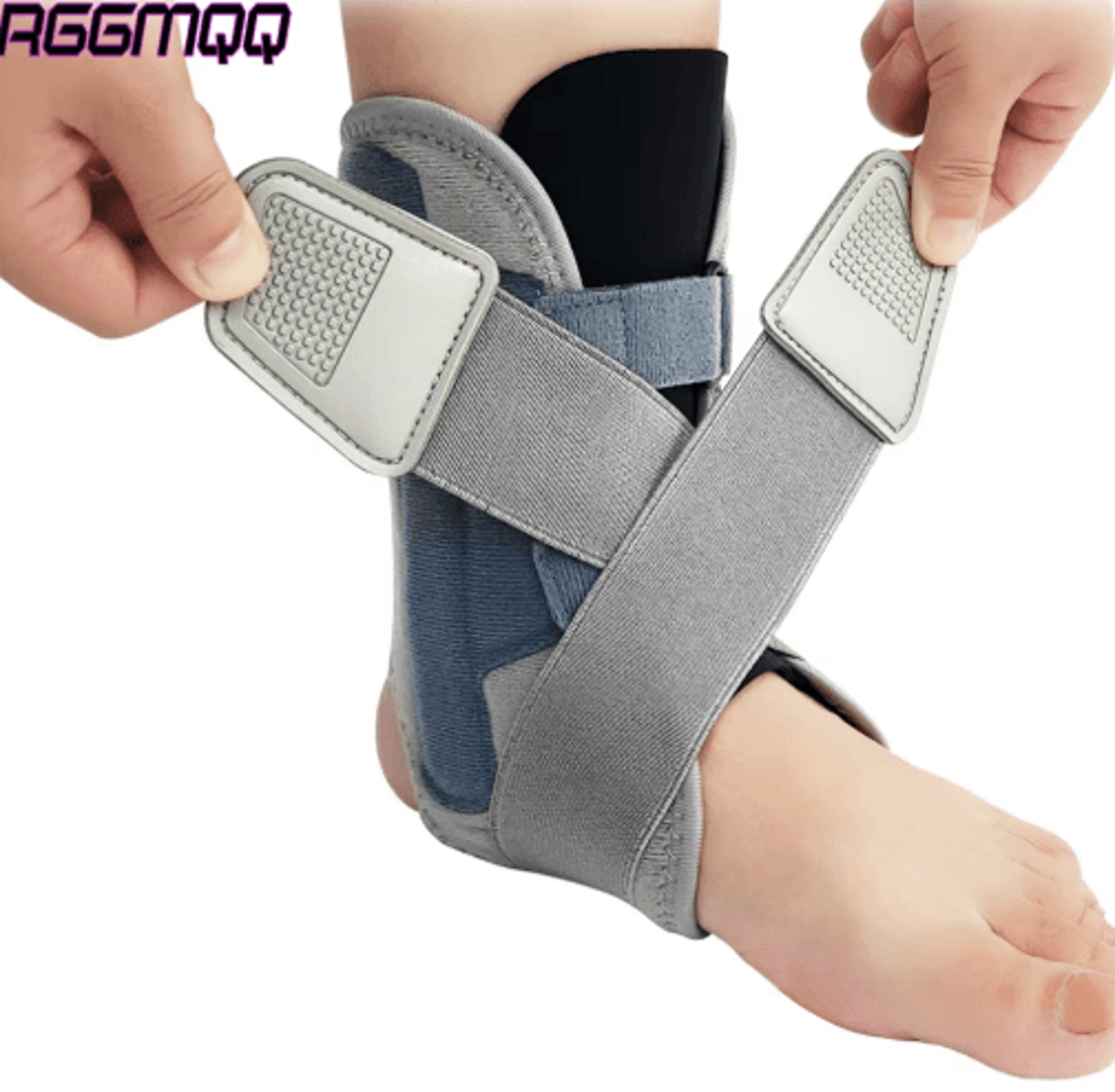 adjustable ankle brace support – compression sleeve for sprained ankle, achilles tendon support & sports stability
