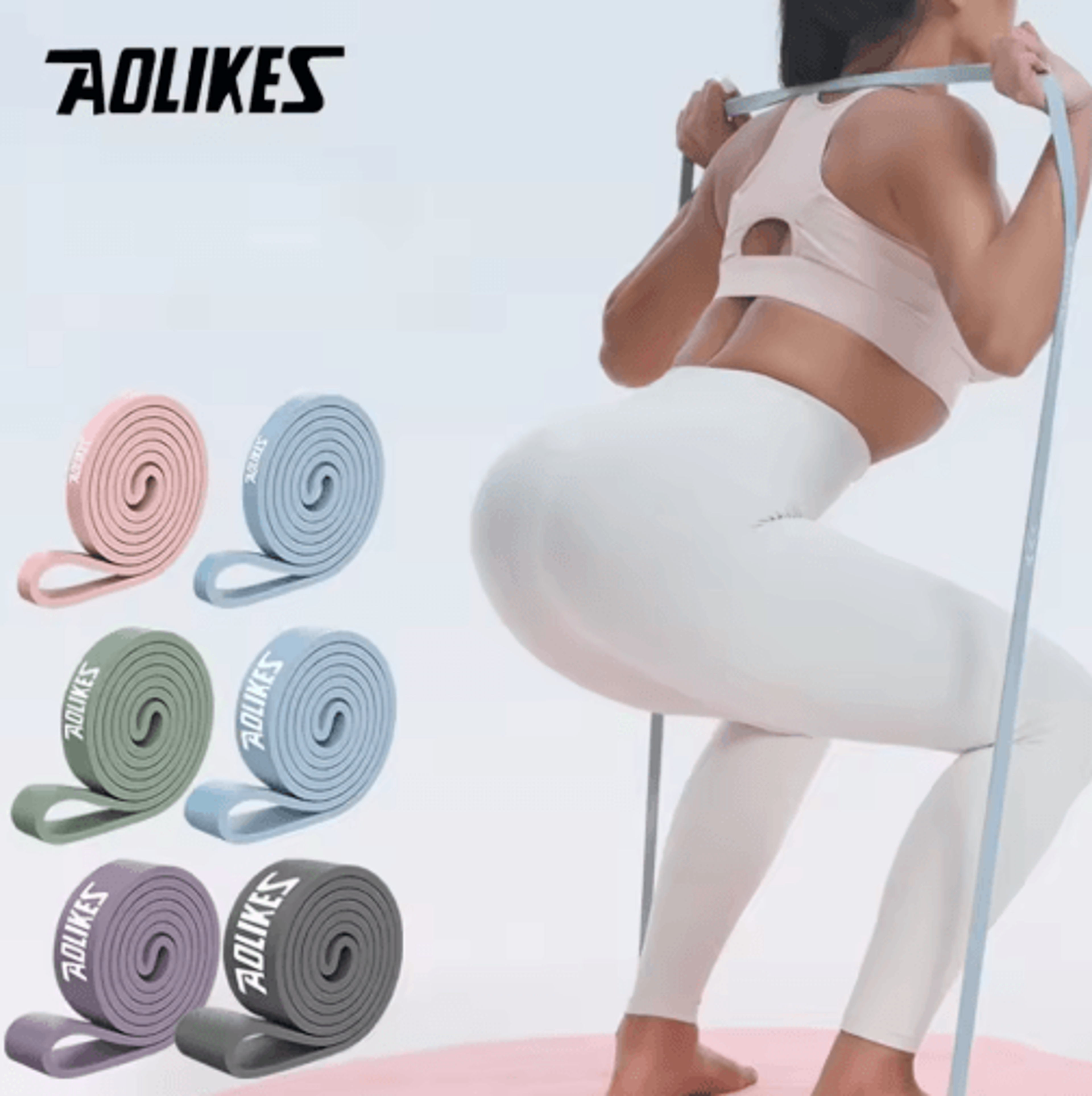 aolikes pull-up resistance bands – exercise bands for strength training, assisted pull-ups & full body workouts