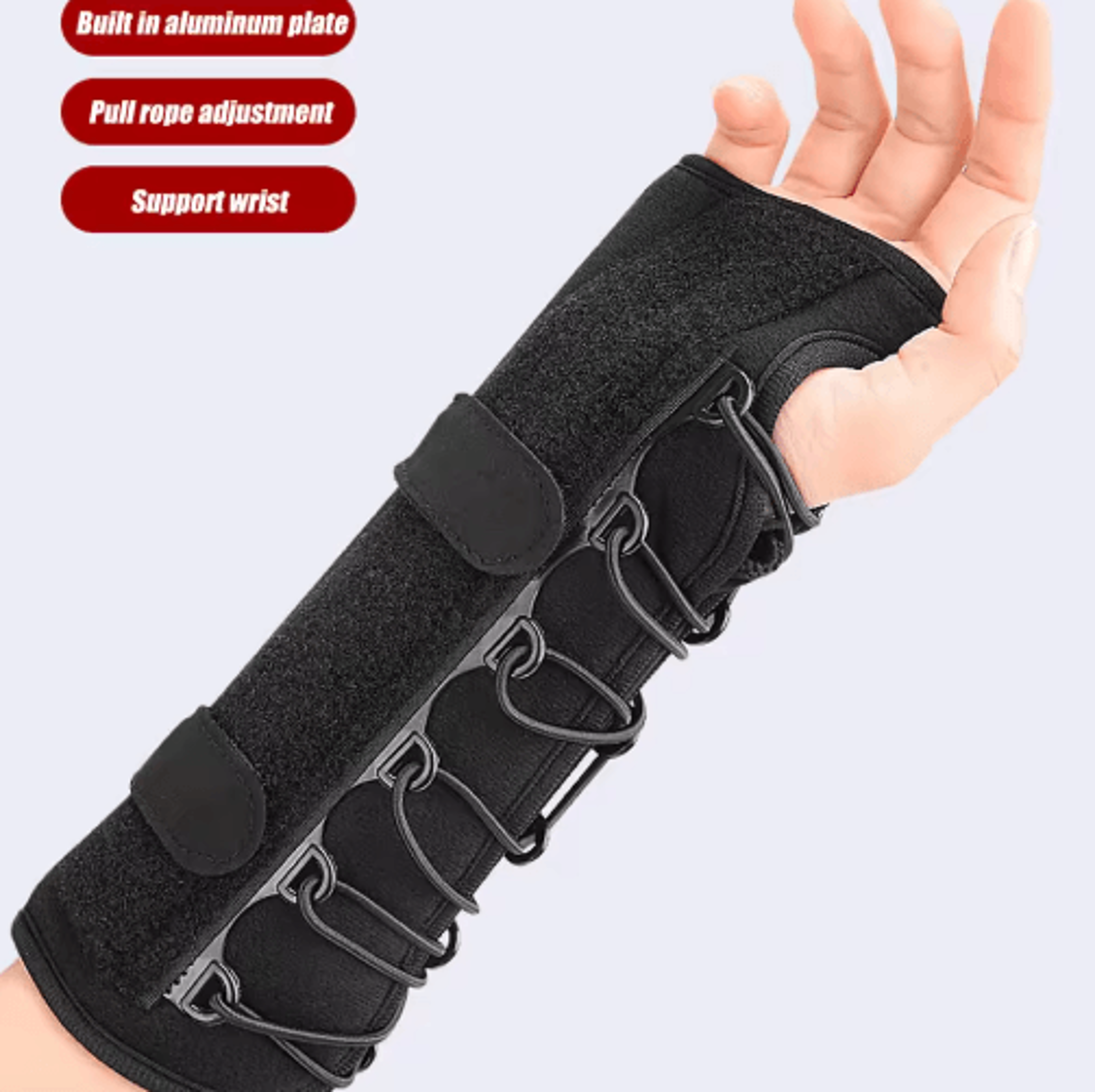 adjustable wrist brace with thumb spica splint – thumb & wrist support for everyday comfort