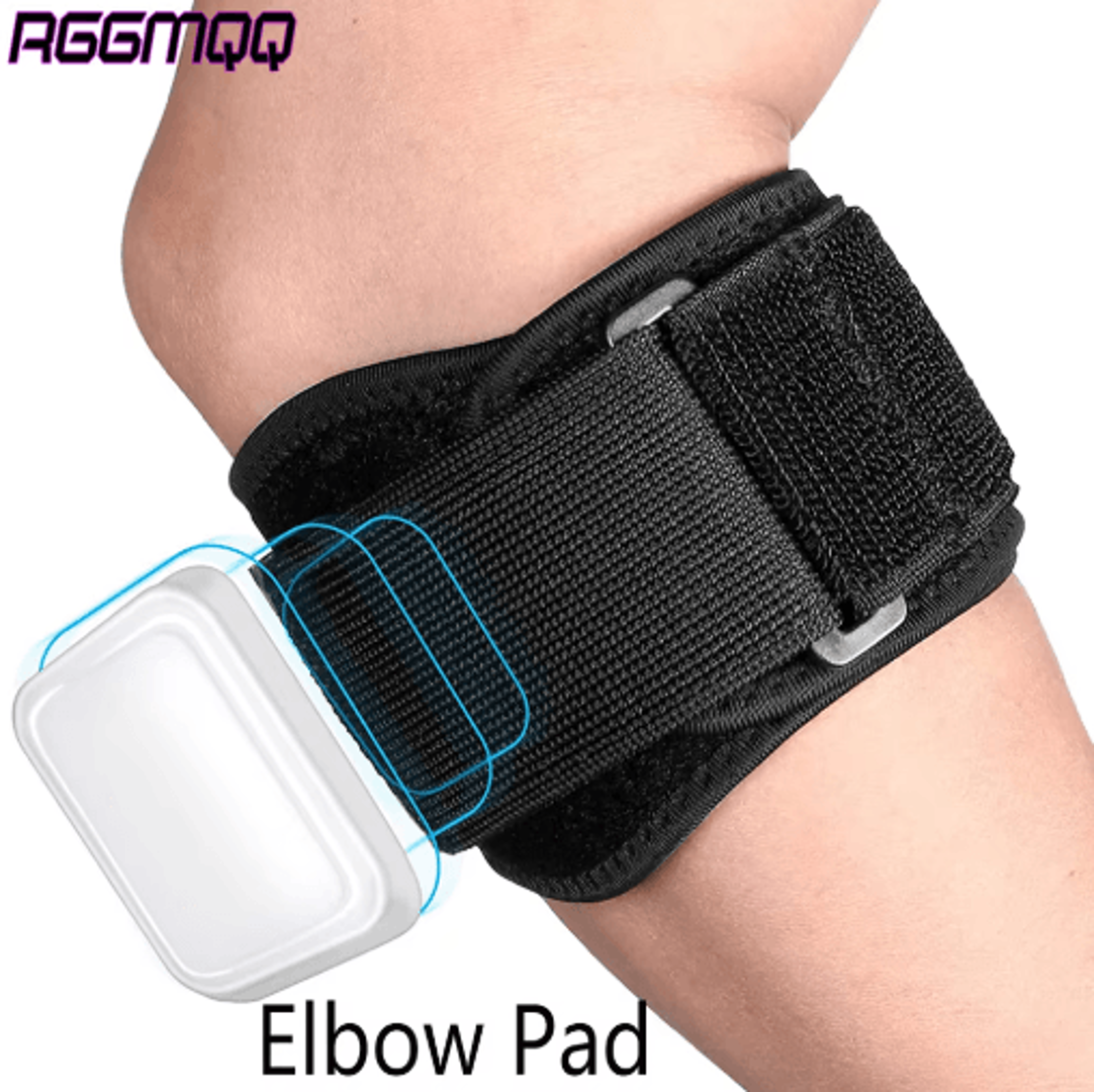 adjustable tennis elbow brace – counterforce elbow strap for sports, golf & everyday support