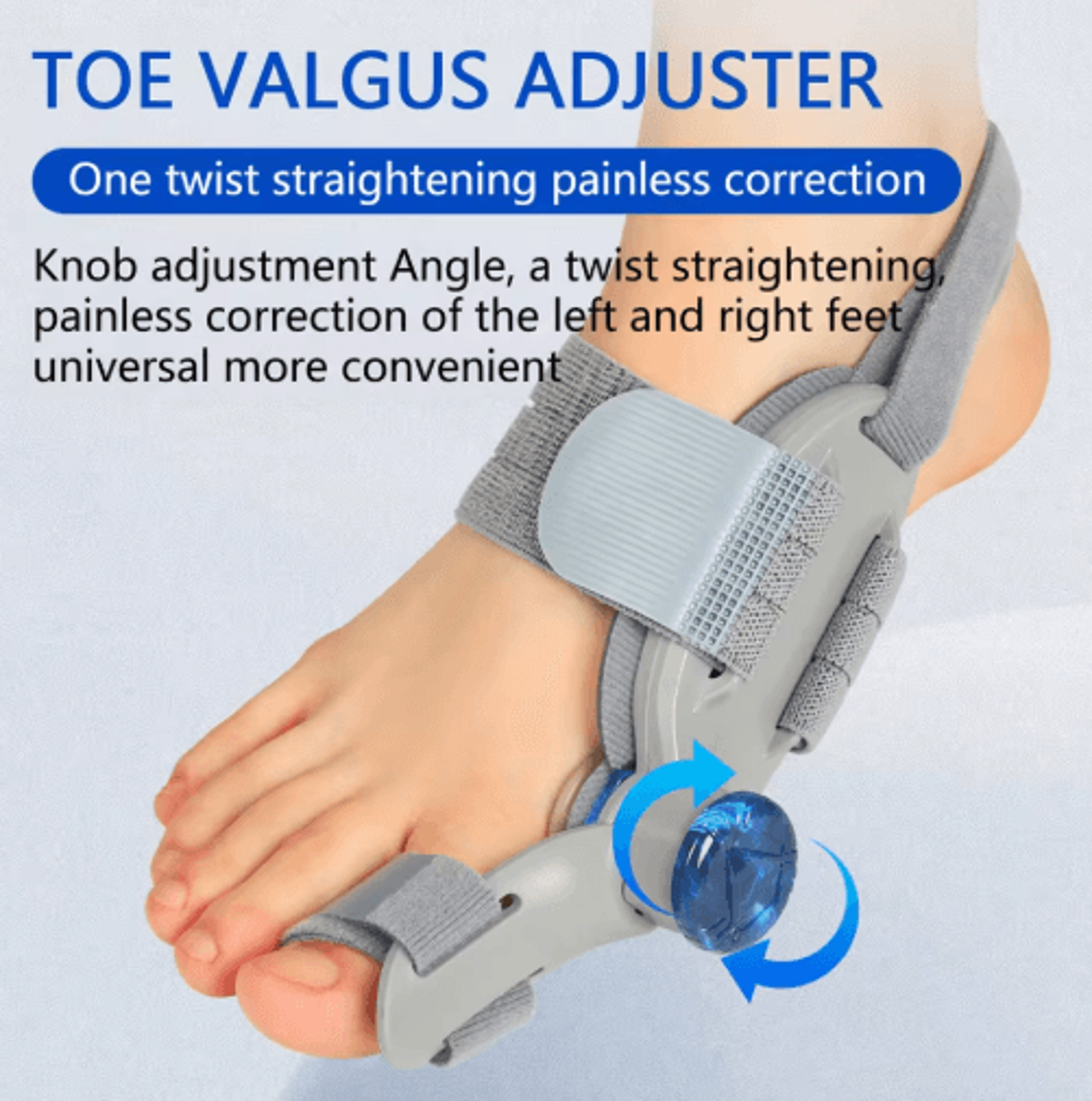 adjustable bunion corrector toe separator & hallux valgus brace for men and women