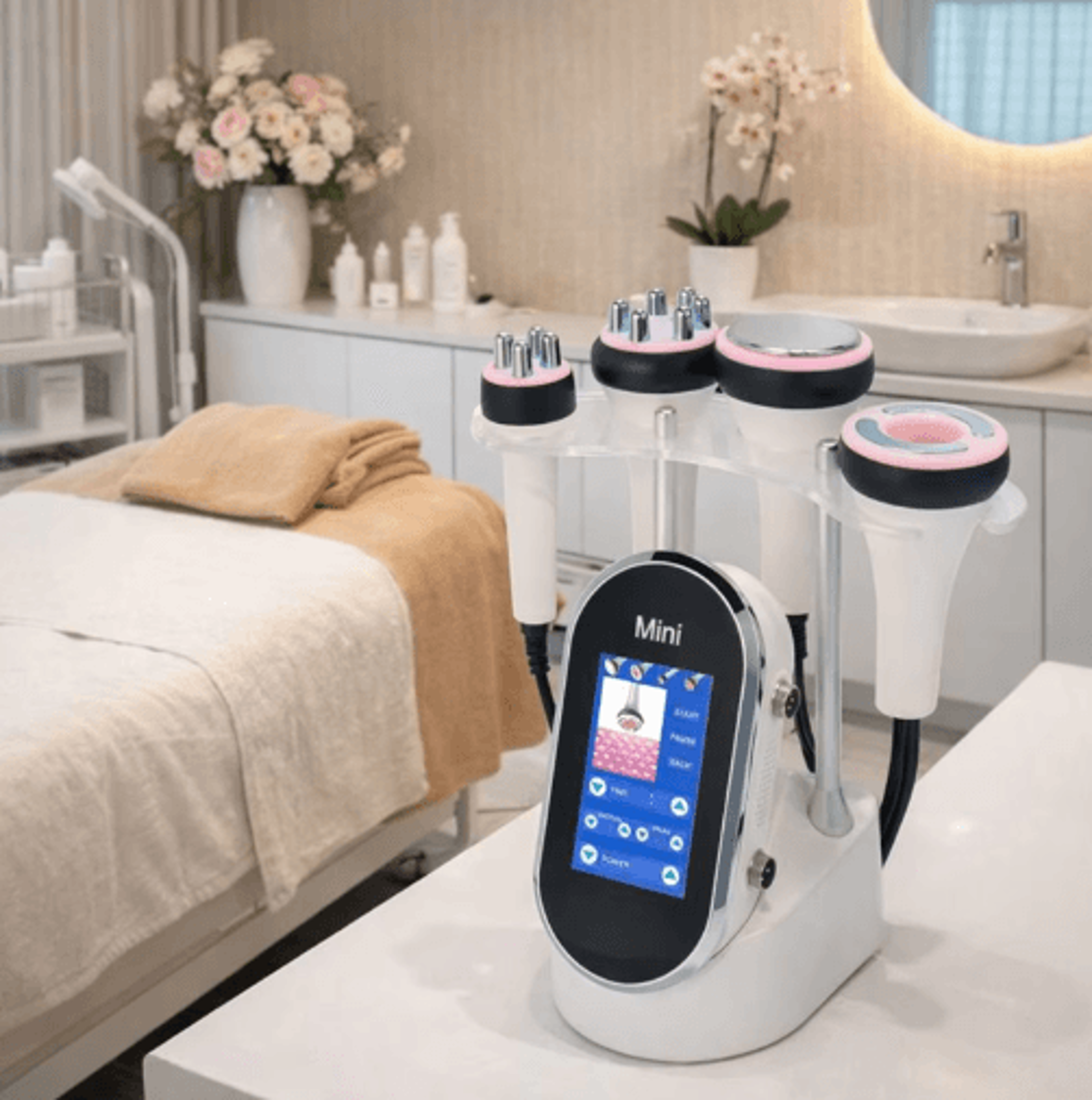 40k 4-in-1 ultrasonic cavitation beauty machine for body care & skin firming