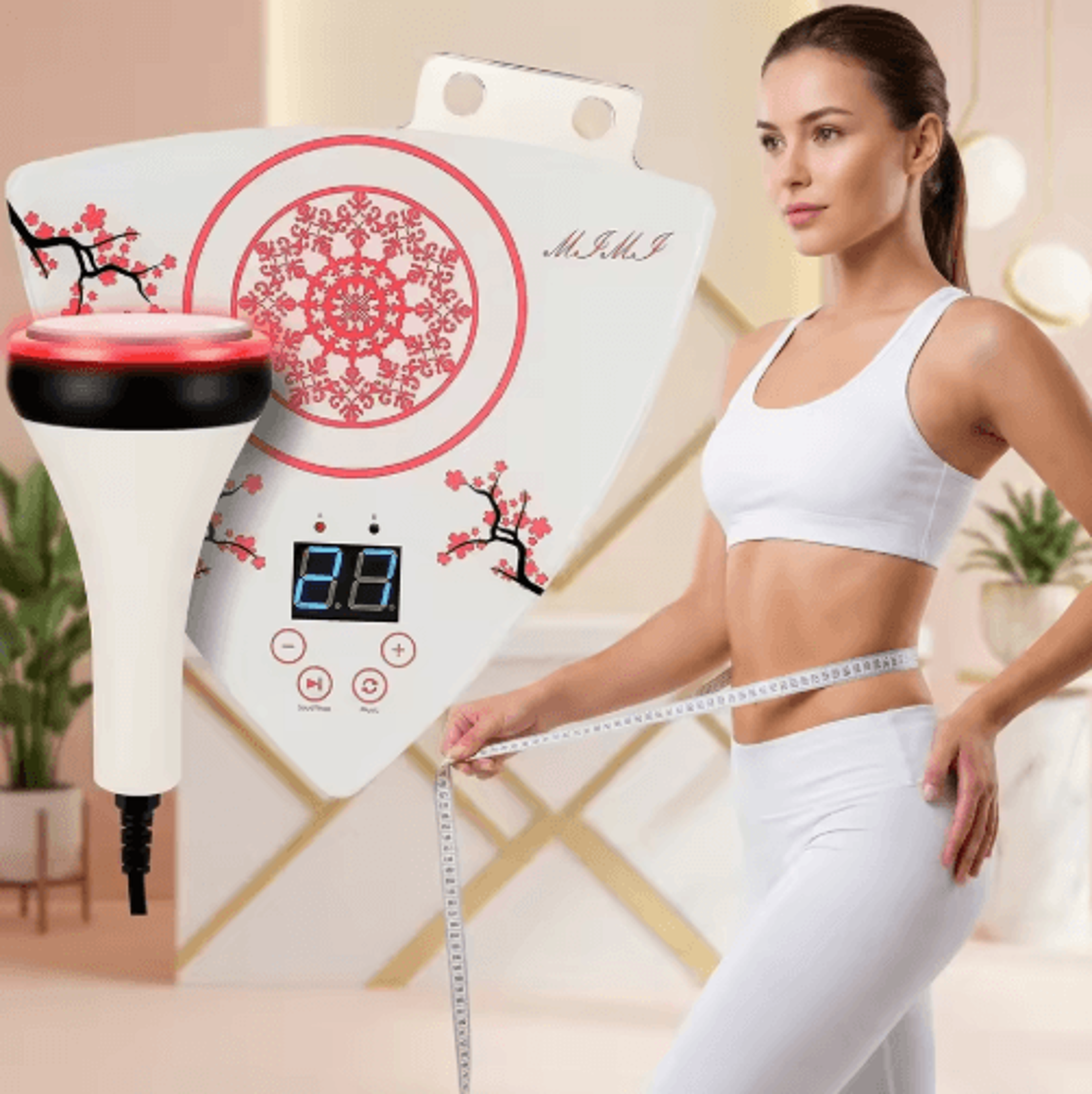80khz ultrasonic cavitation machine for body contouring, skin tightening & massage