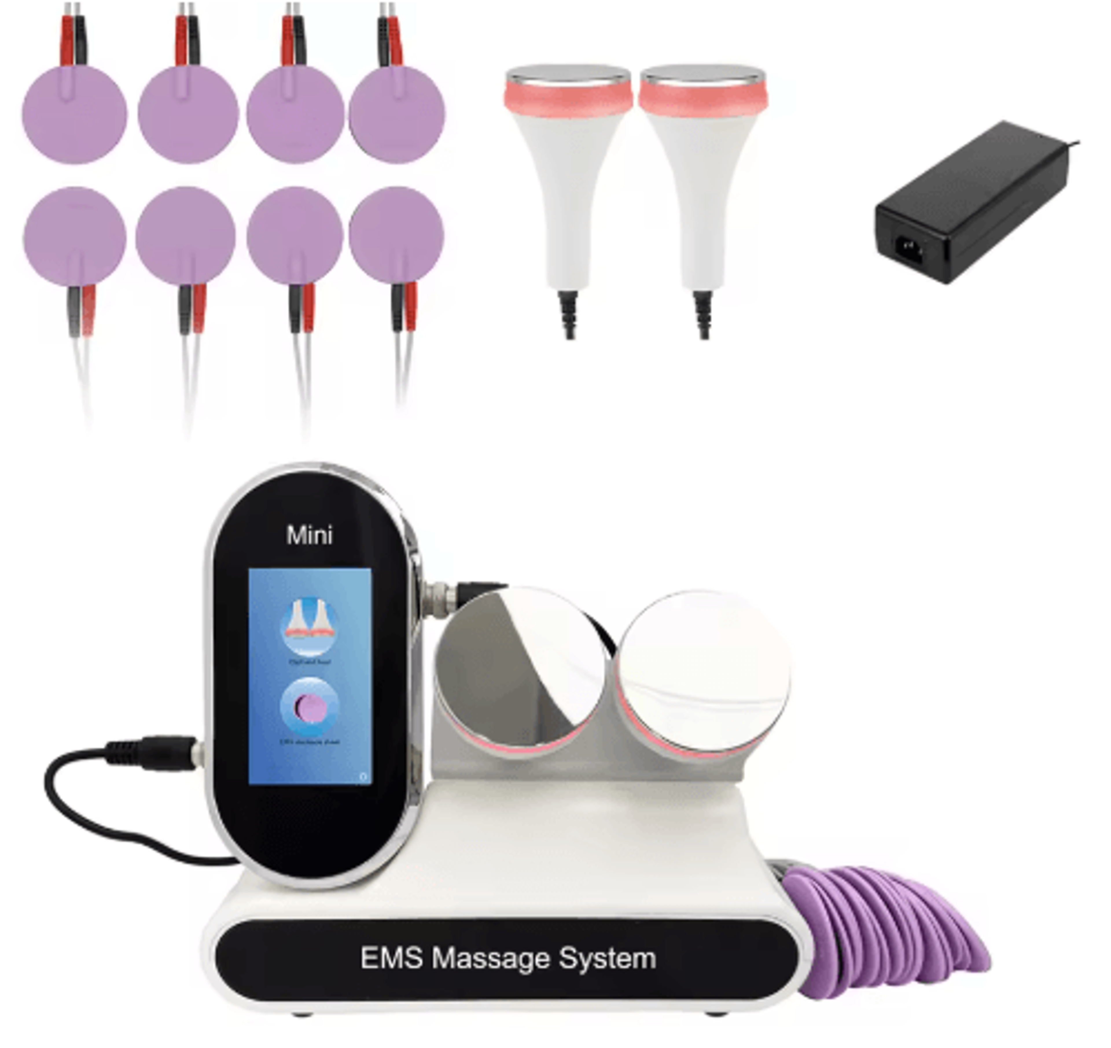 microcurrent ems beauty massage device for facial toning, body care & muscle relaxation