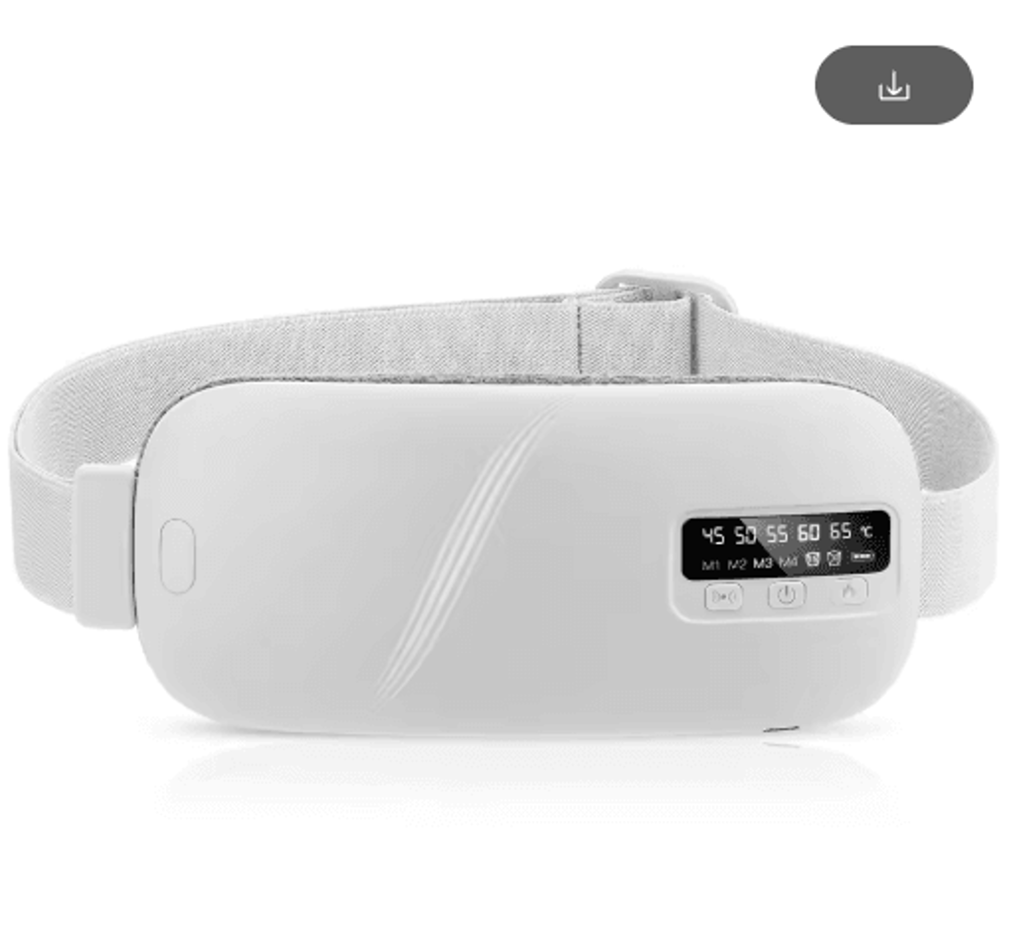 cordless menstrual heating pad with 5 heat levels & 4 vibration modes for period comfort