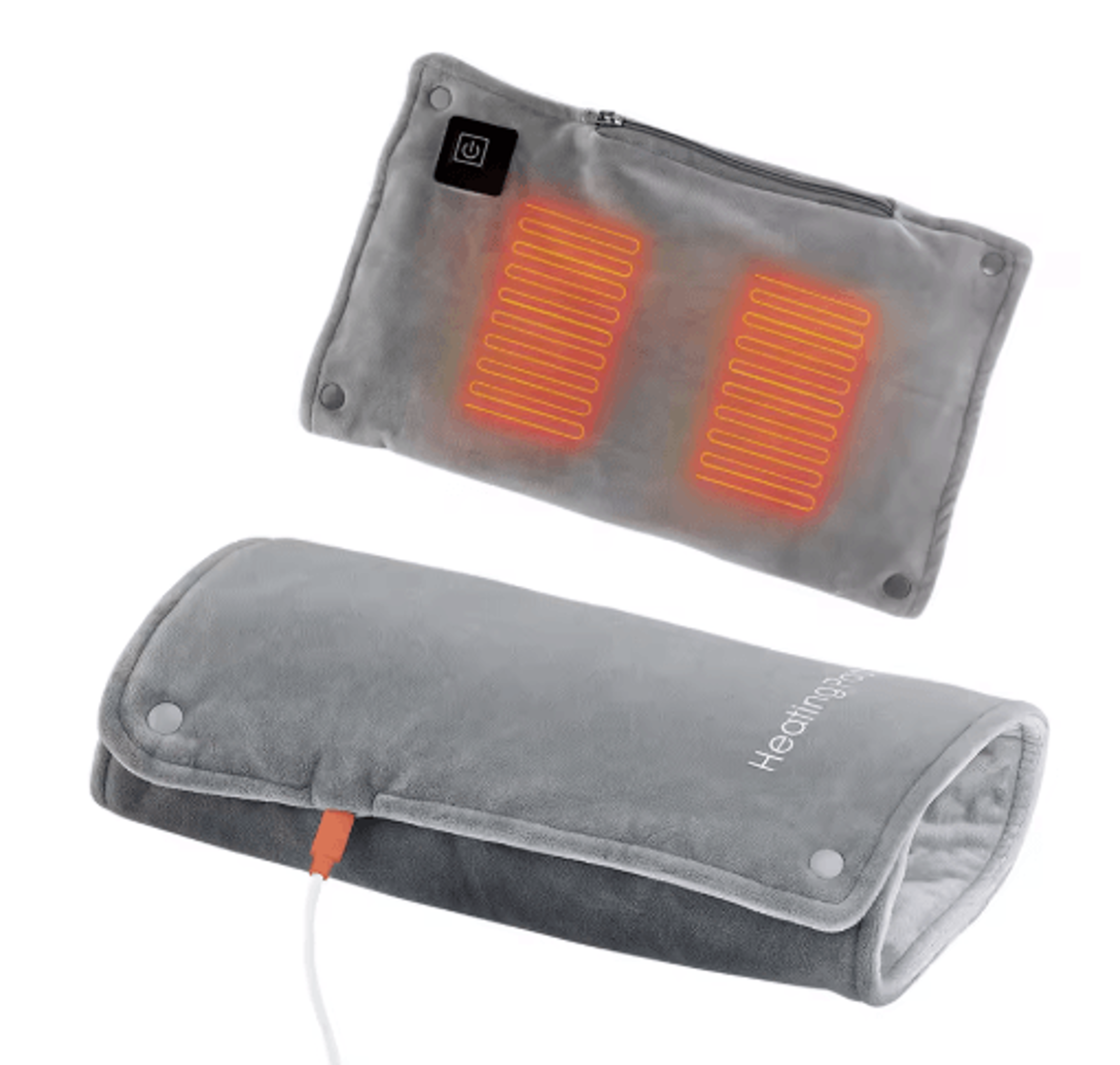 usb rechargeable electric heating pad for hands, abdomen & feet – waterproof warming mat