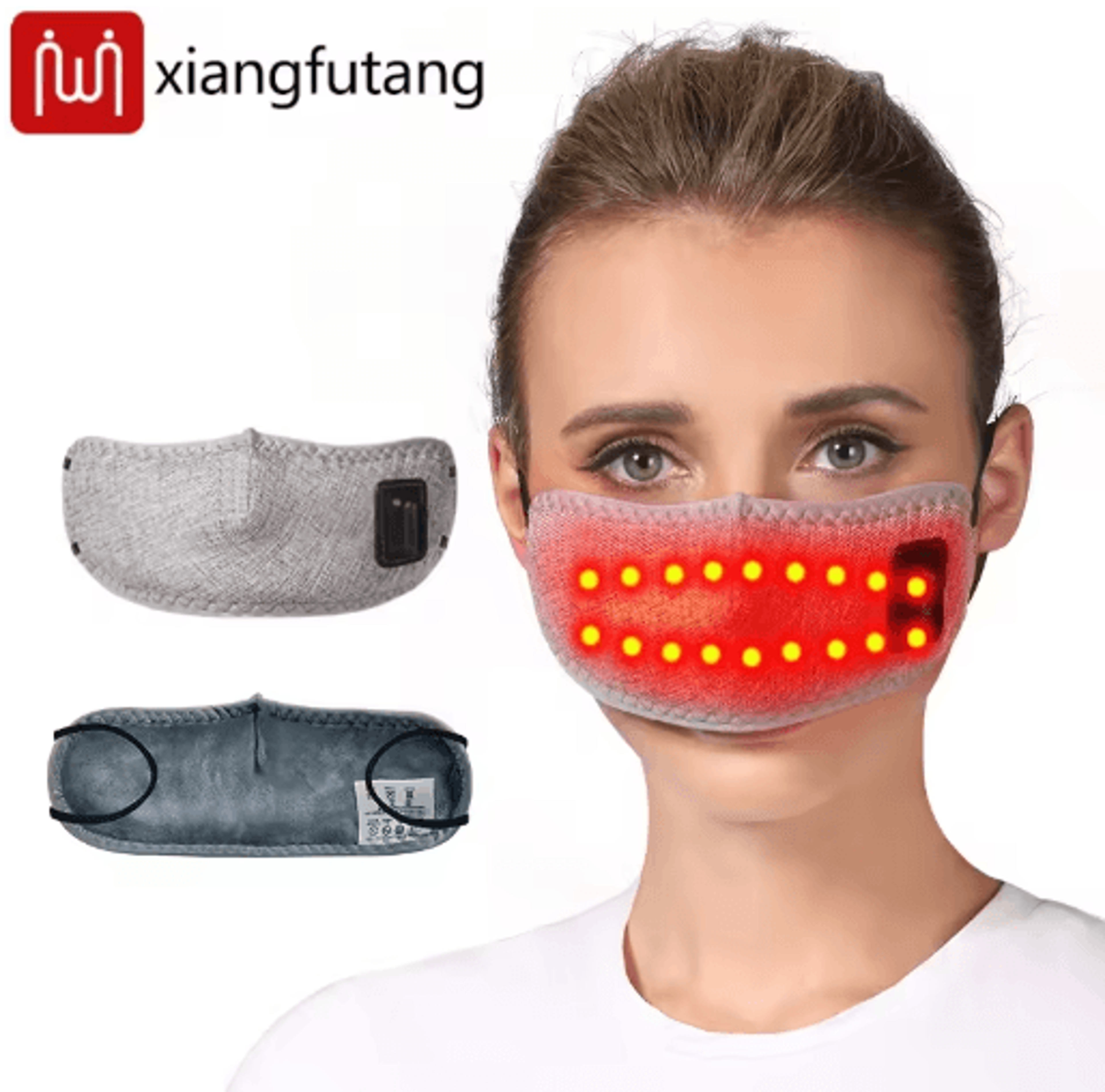 red light heated nose wrap – electric nose warmer with gentle hot compress for winter comfort