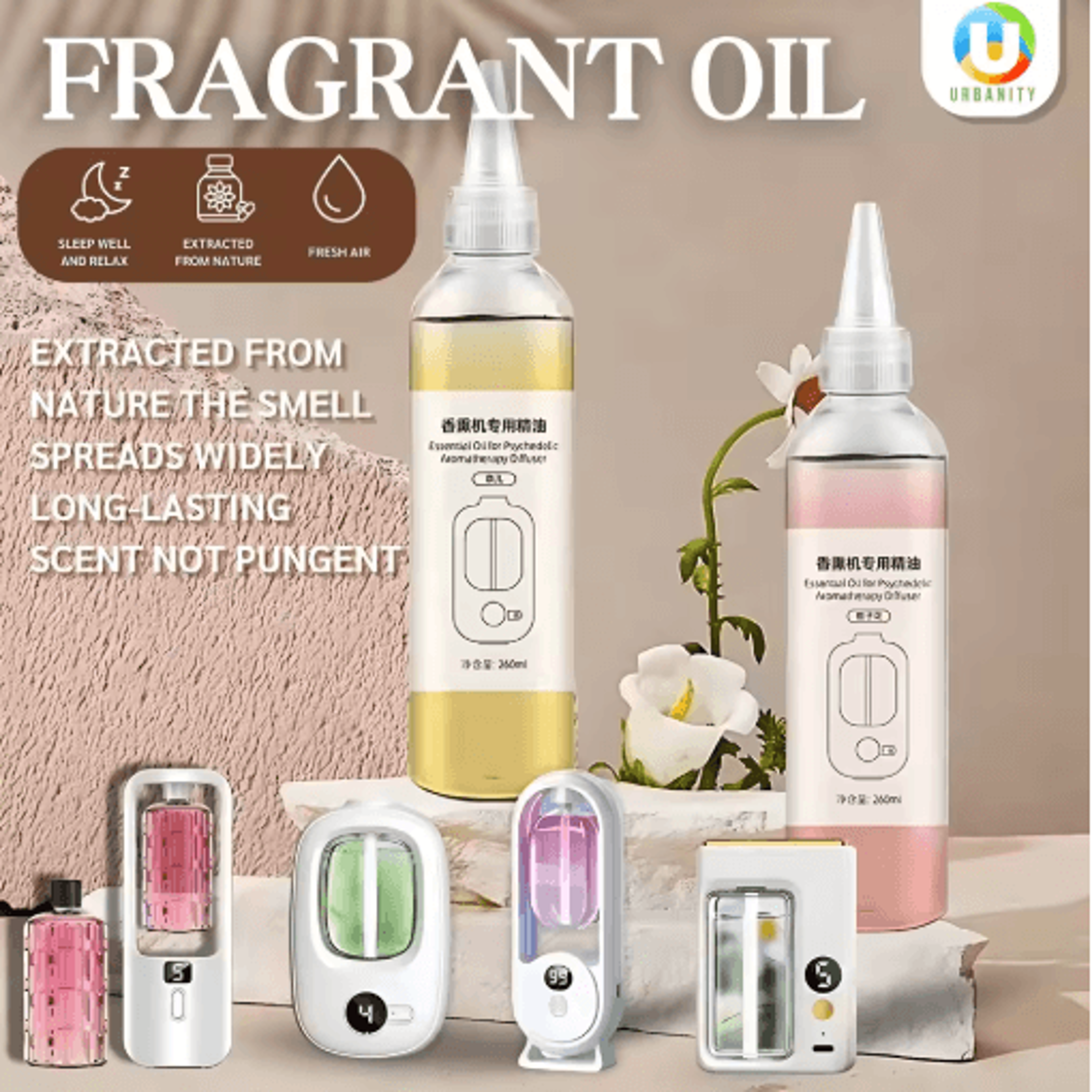 100% pure plant essential oil – aromatherapy diffuser oil for home, office & relaxation