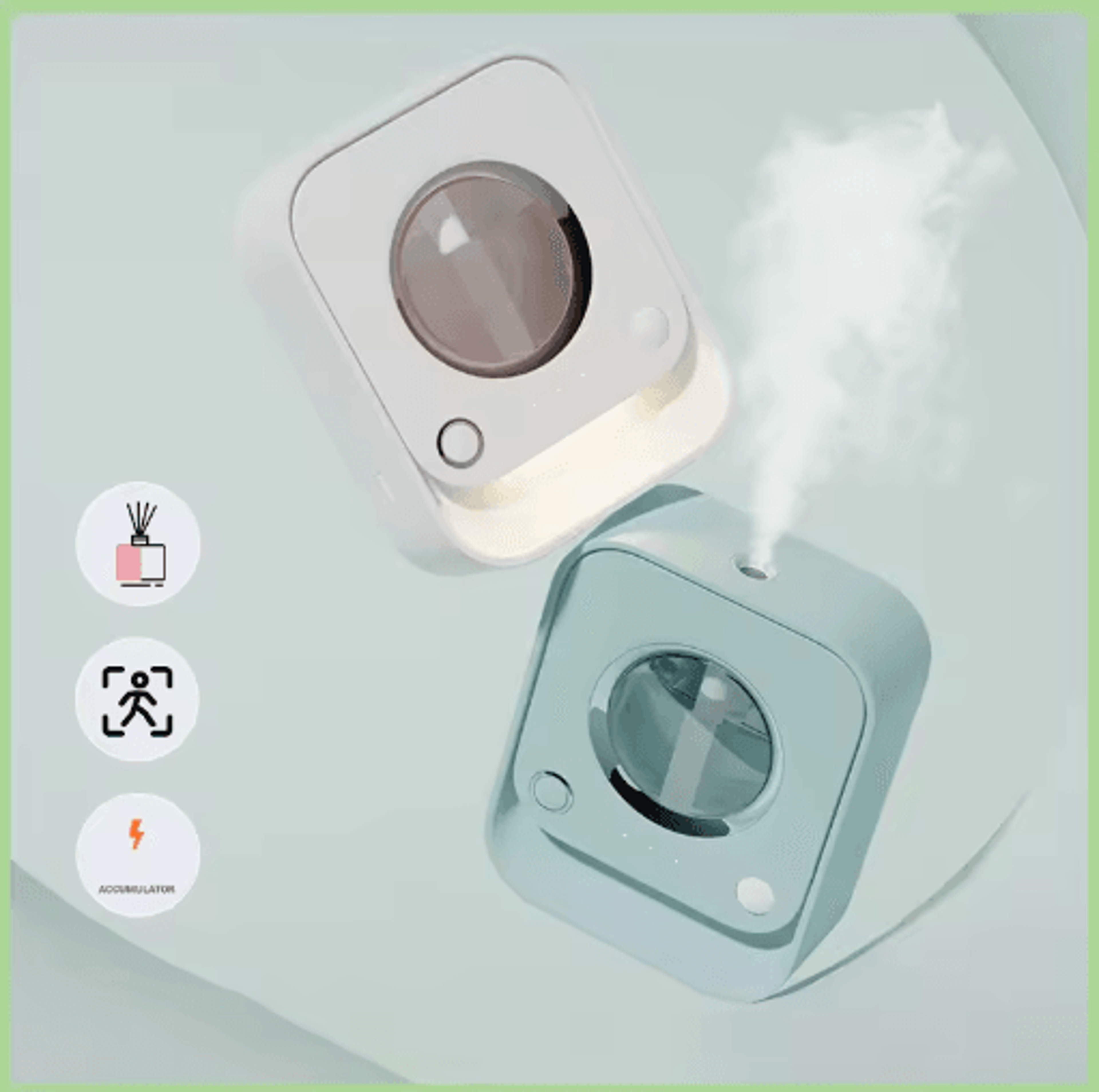 smart sensor aromatherapy machine – usb automatic essential oil diffuser & air freshener