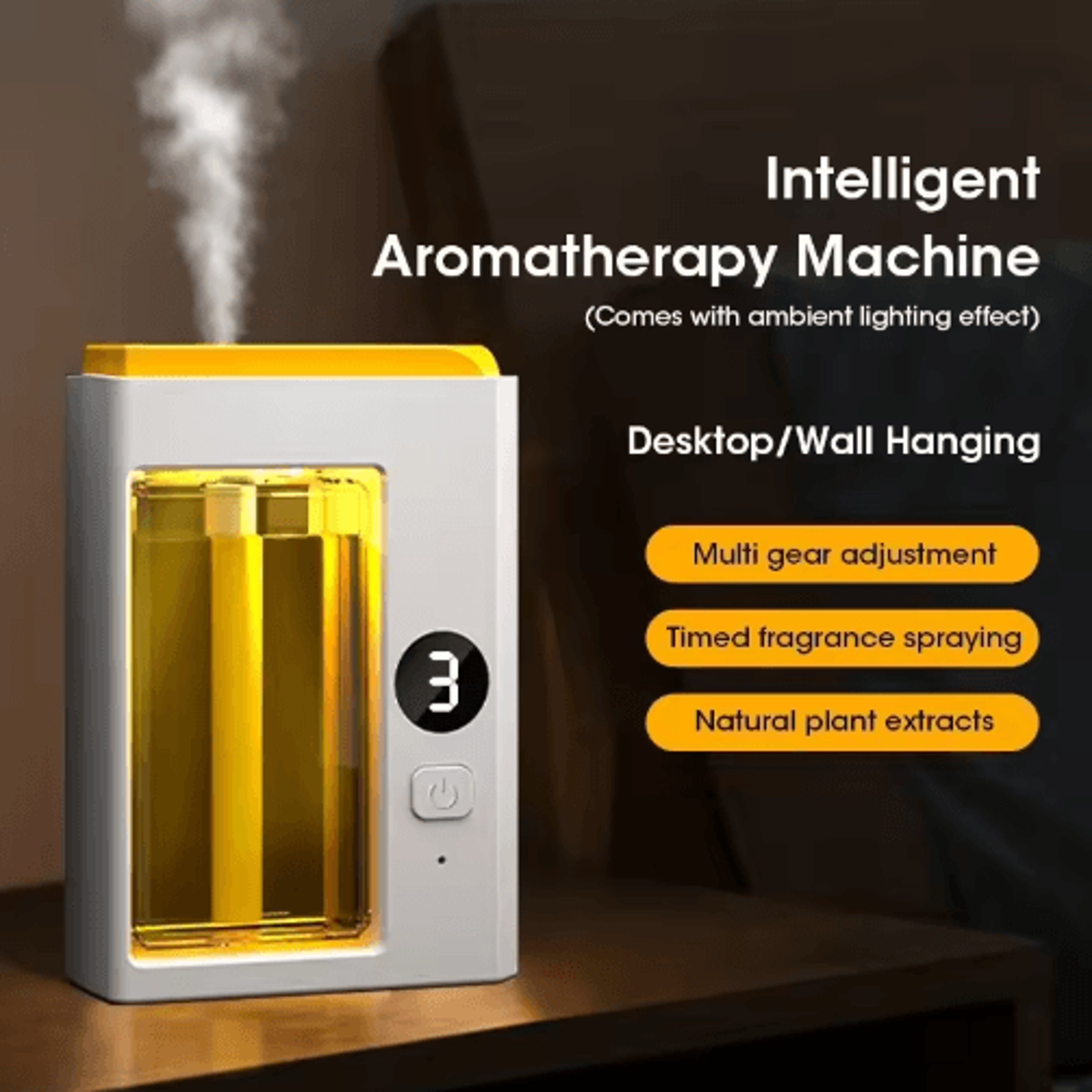 usb automatic fragrance diffuser – desktop aromatherapy atomizer & portable humidifier