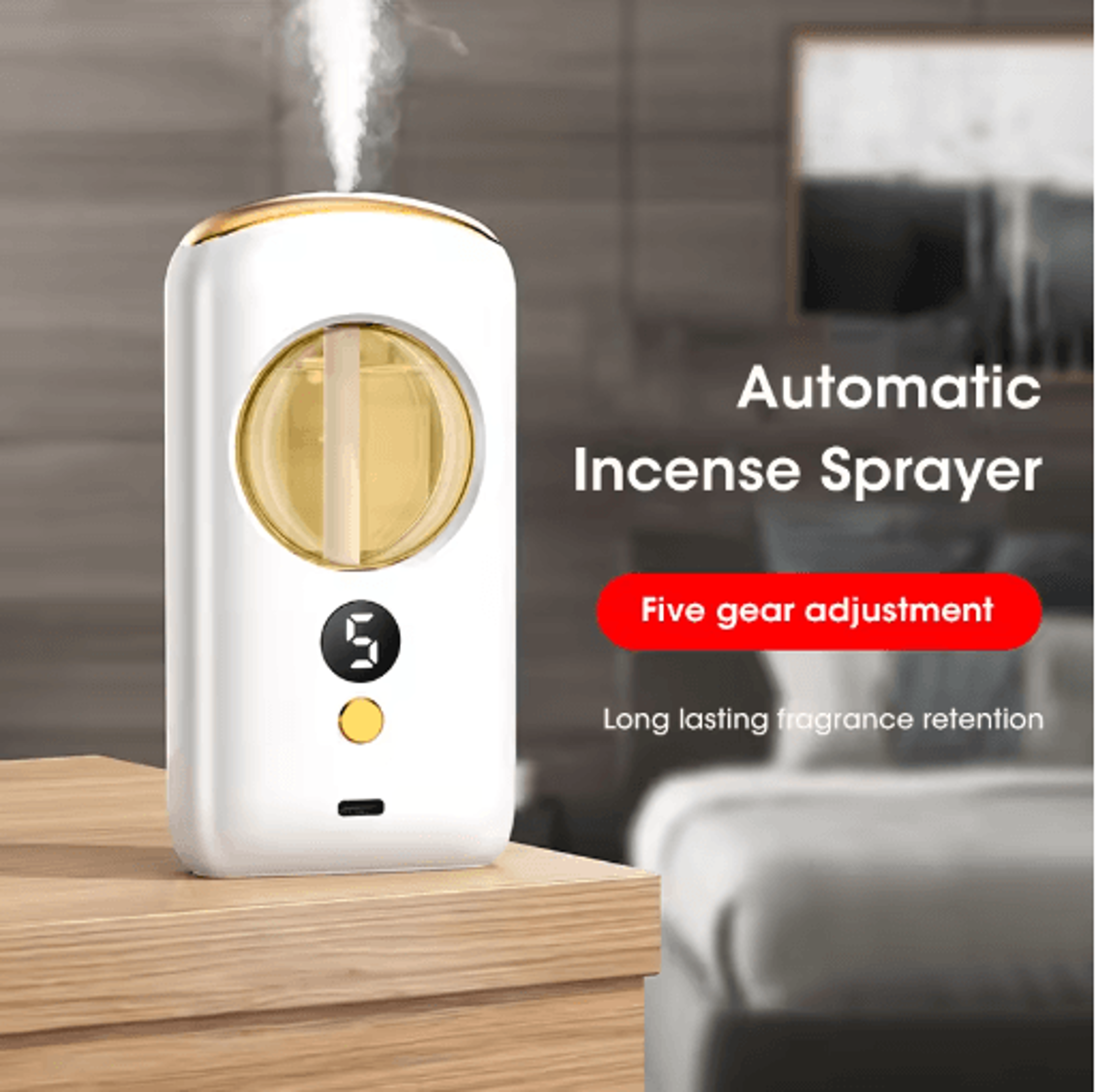 usb aromatherapy diffuser – desktop humidifier & essential oil atomizer for home & office